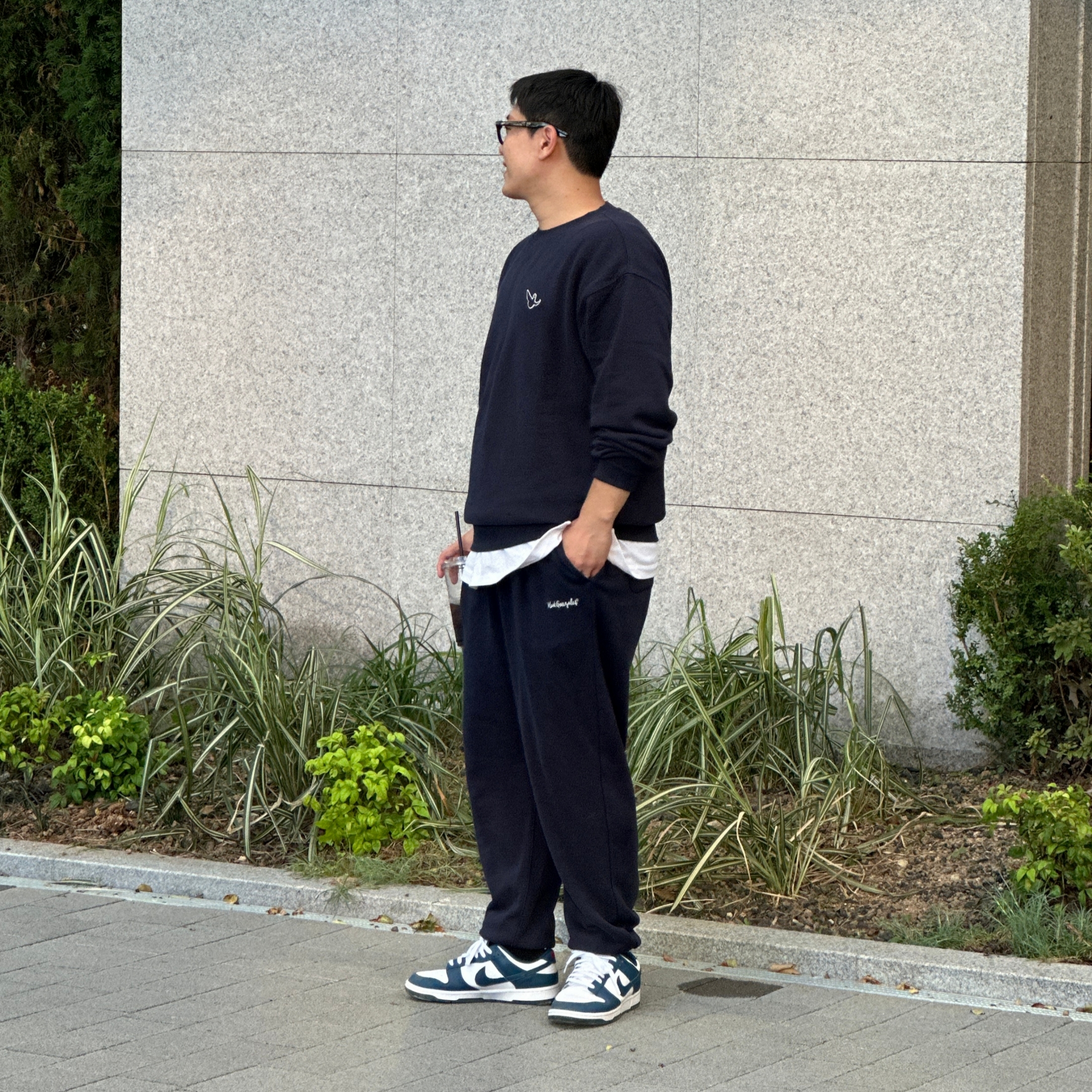 Nike Dunk Low Retro Valerian Blue 착용 스타일 - 5