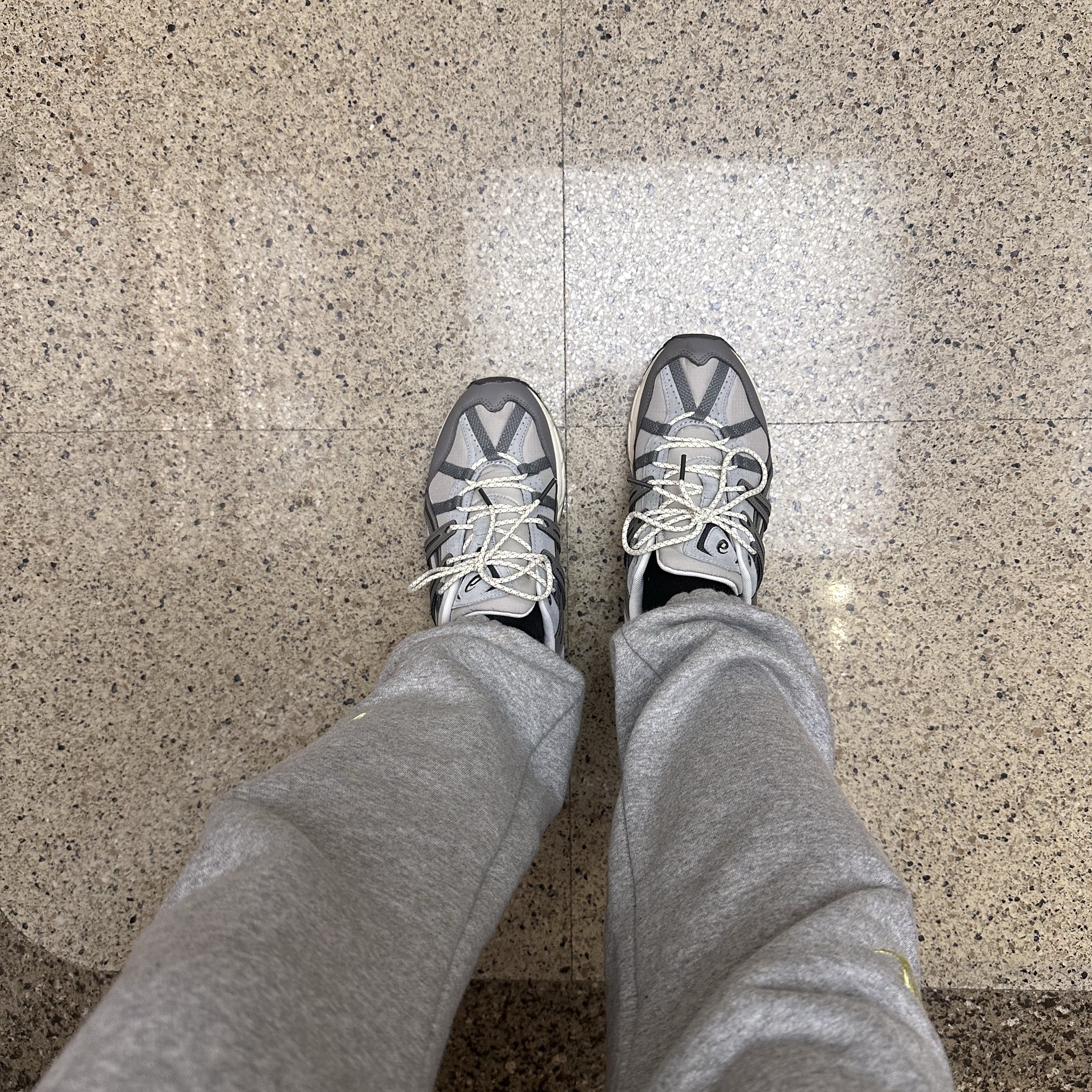 Asics Gel-Sonoma 15-50 Oyster Grey Clay Grey 착용 스타일