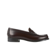(W) Haruta Leather Penny Loafer Brown