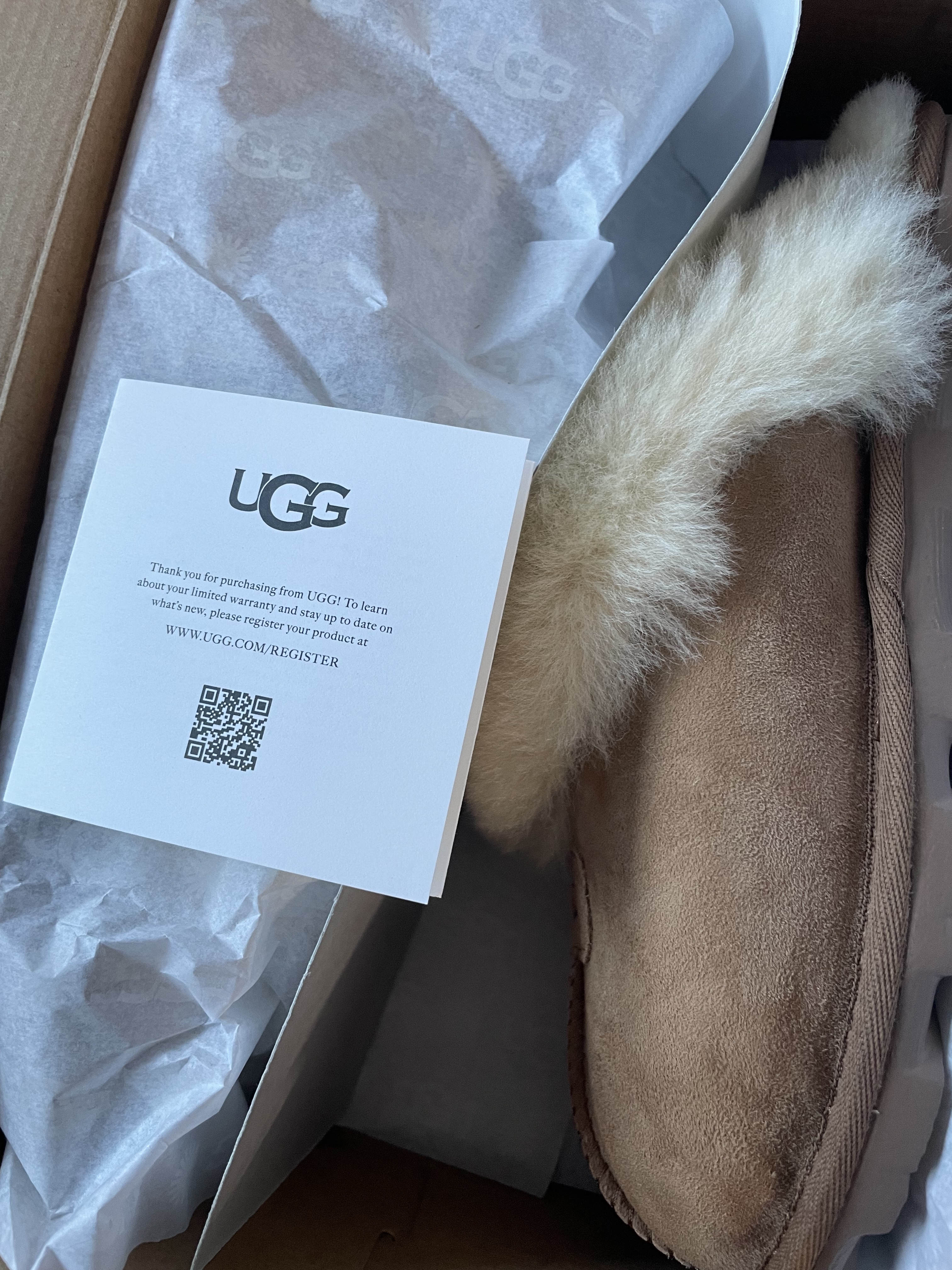 (W) UGG Coquette Slipper Chestnut 착용 스타일
