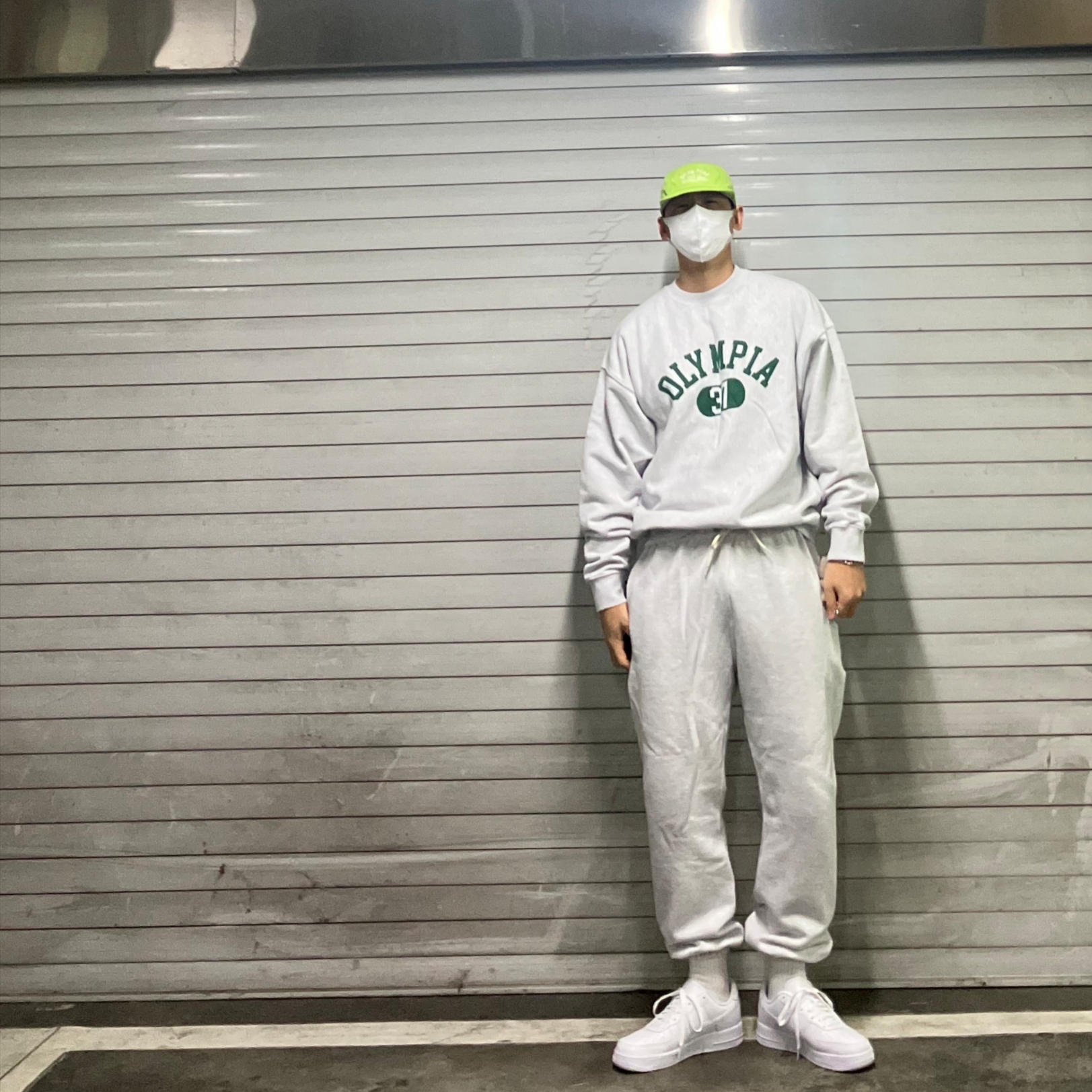 Nike Air Force 1 '07 Fresh White 착용 스타일