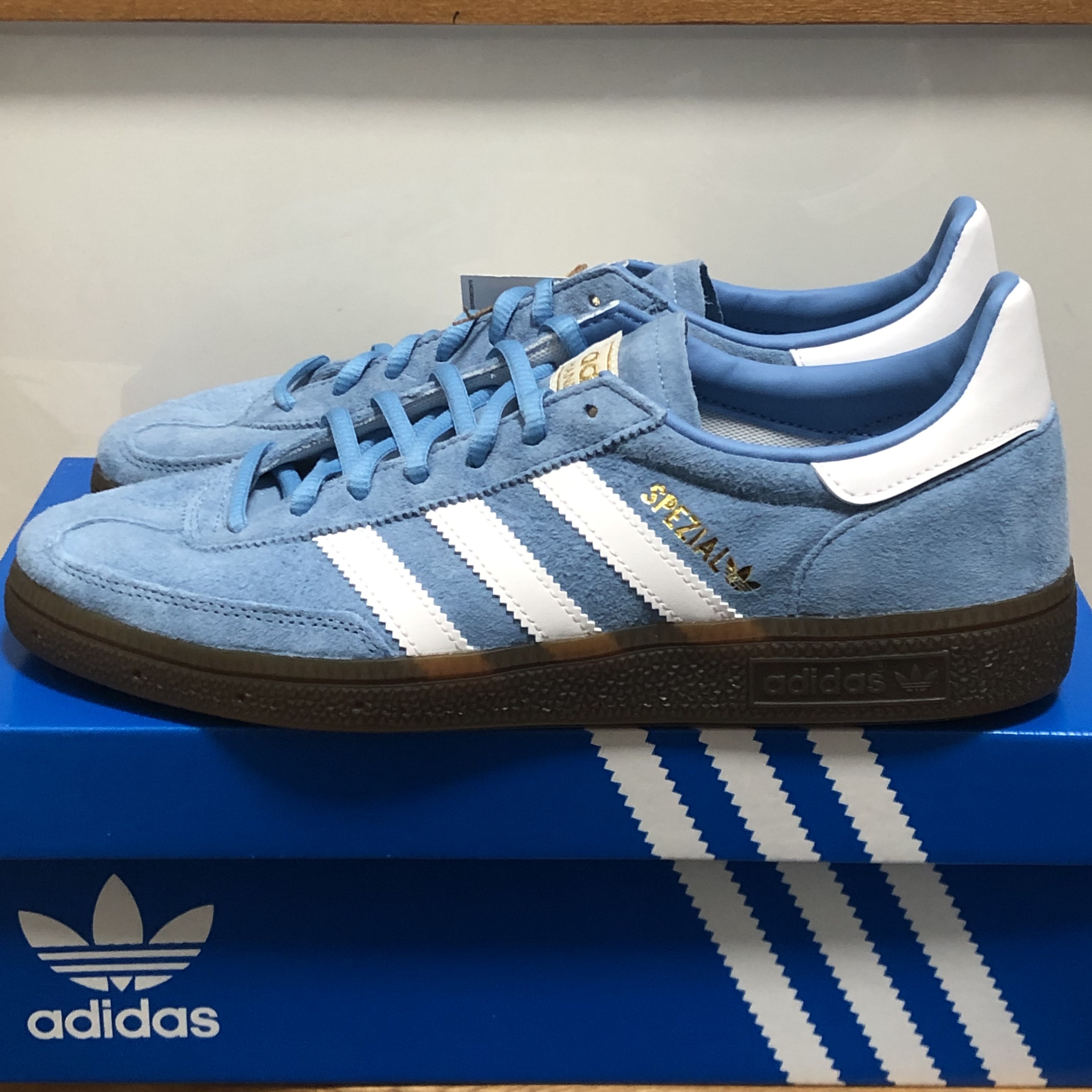 Adidas Spezial Handball Light Blue 착용 스타일
