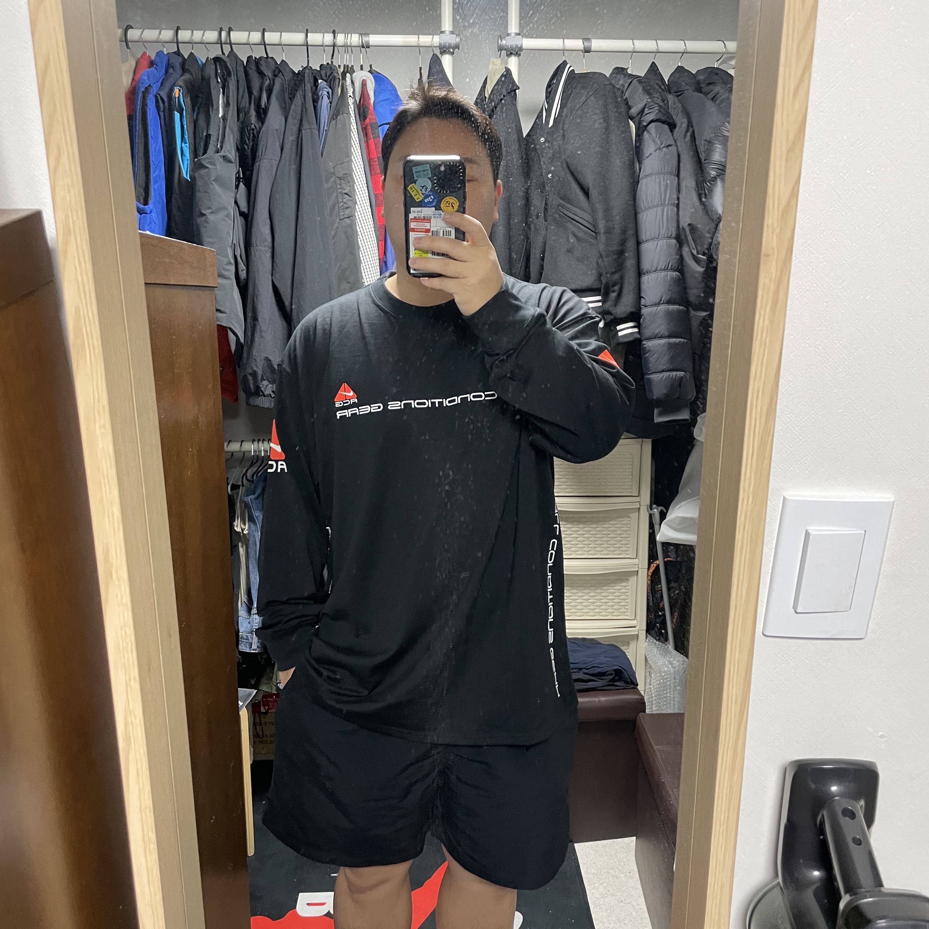 Nike NRG ACG SSNL Lungs Long Sleeve T-Shirt Black - US/EU 착용 스타일