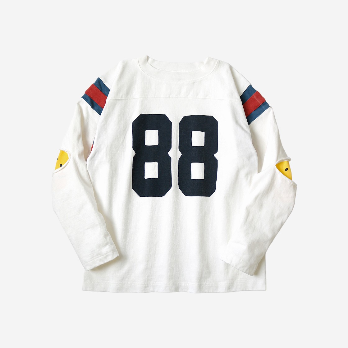 Kapital 16 Tightening Jersey Elbow Lip Football Long T-Shirt White 상세 이미지 1