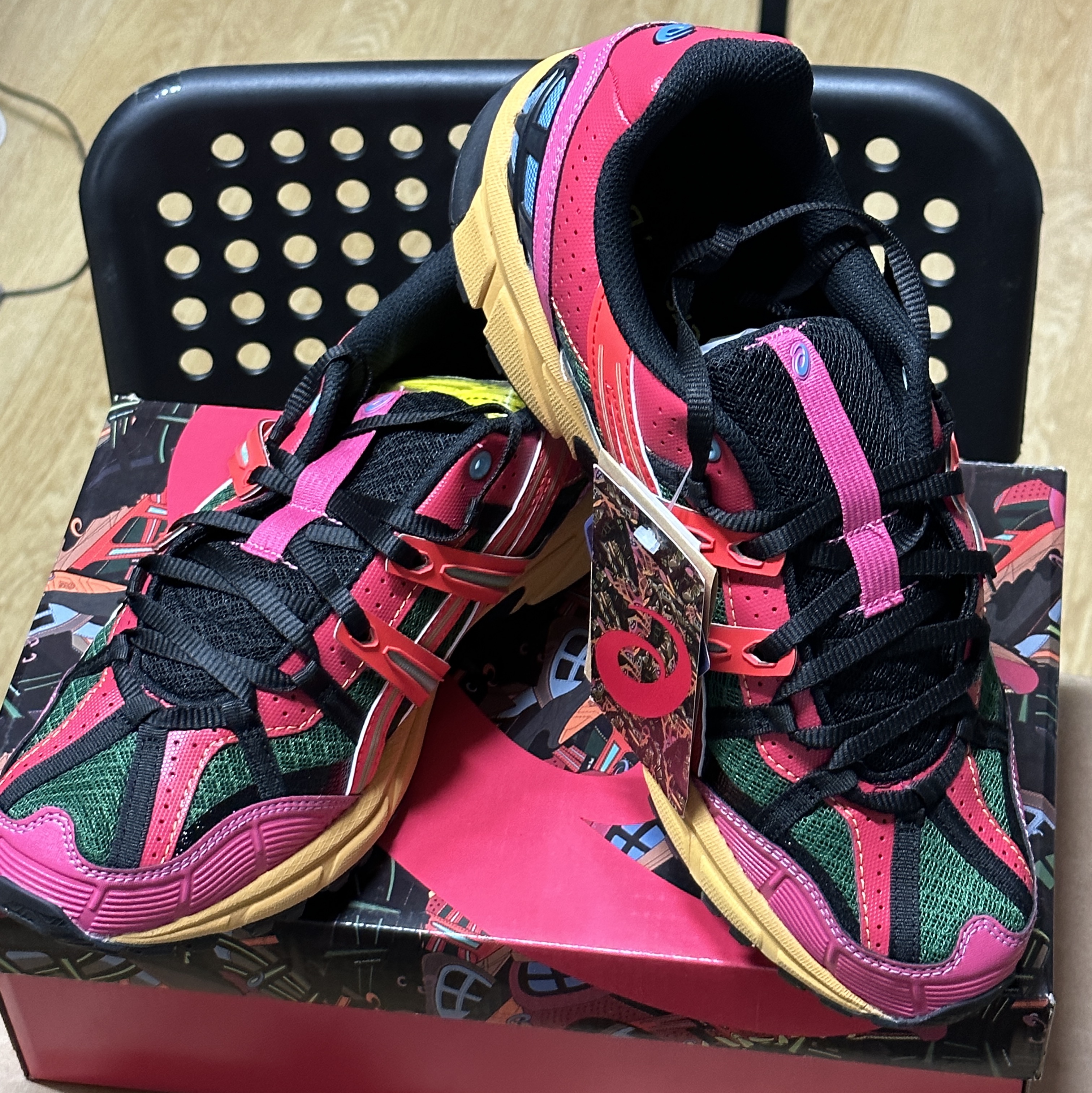 Asics x Andersson Bell Gel-Sonoma 15-50 Bright Rose Evergreen 착용 스타일
