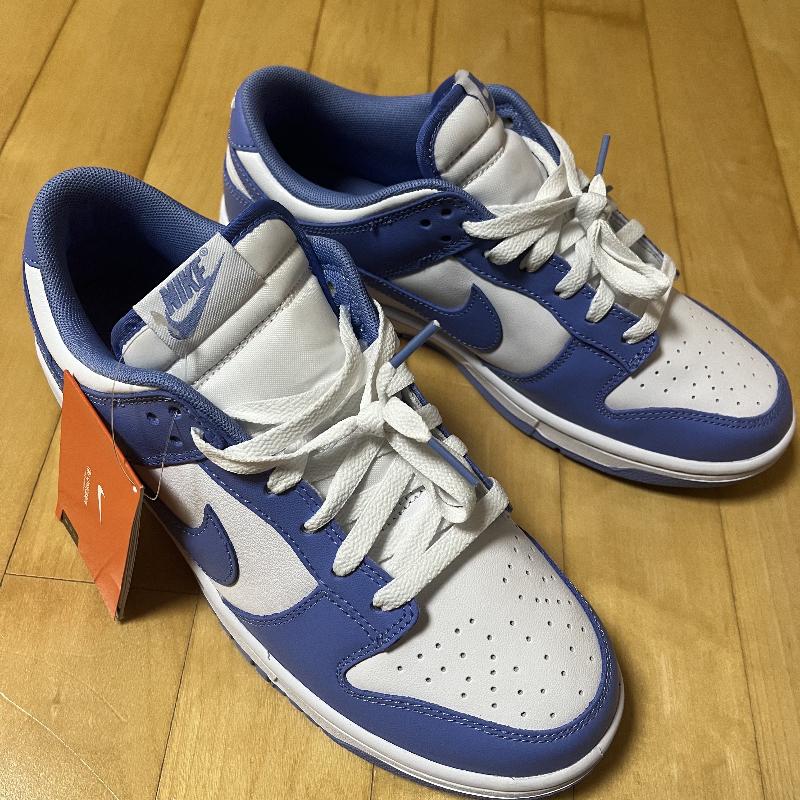 Nike Dunk Low Retro White Polar Blue 착용 스타일