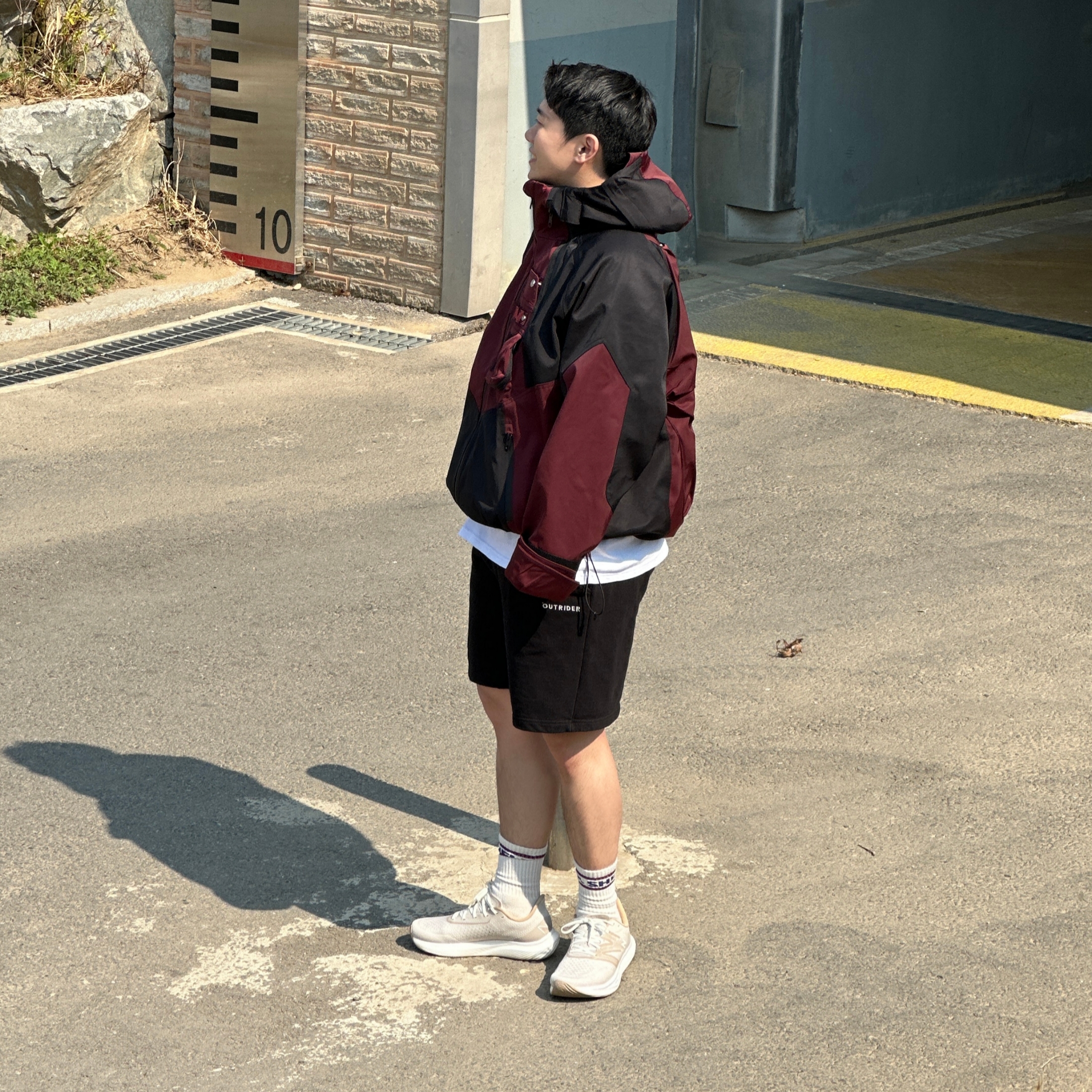 Undermycar Kame Multi Zip Turtle Shell Parka Hot Rod - 22FW 착용 스타일 - 5