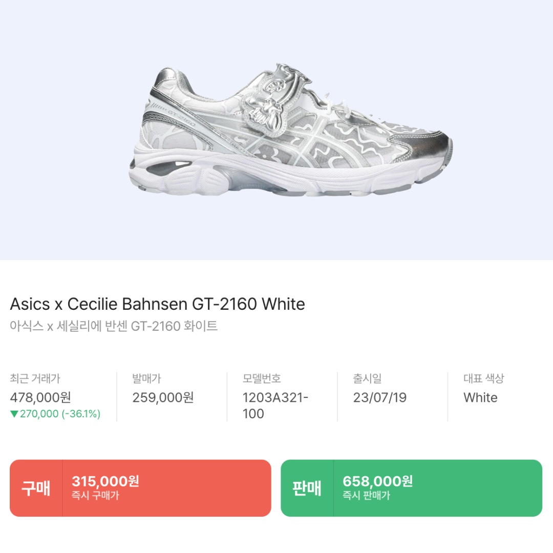 Asics x Cecilie Bahnsen GT-2160 Black, Asics x Cecilie Bahnsen GT-2160 White 착용 스타일 - 9