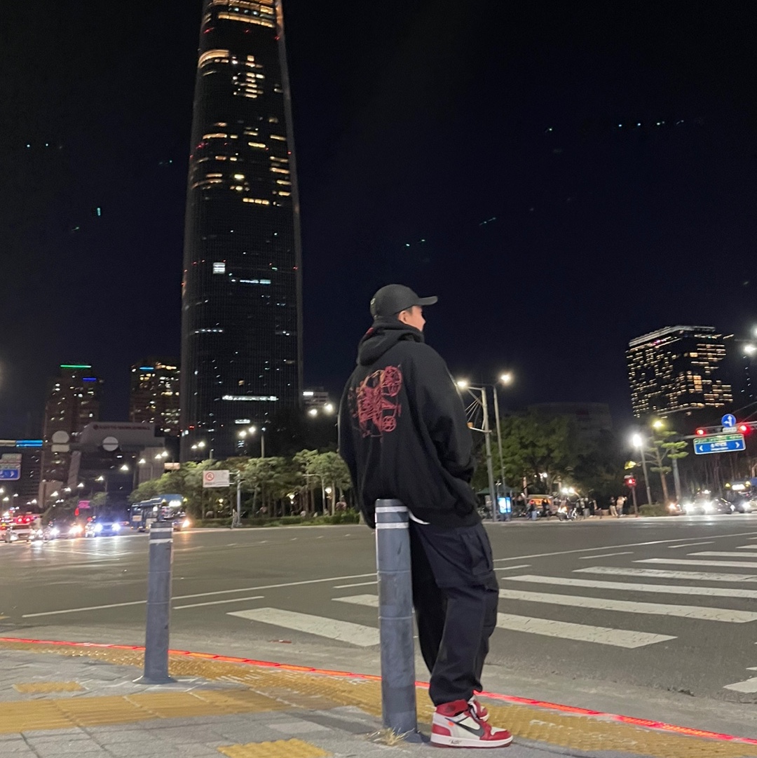Jordan 1 x Off-White Retro High Chicago The Ten, Undermycar x Emostanceclub Deremo Double Logo Oversized Hoodie Toreador - 23FW 착용 스타일