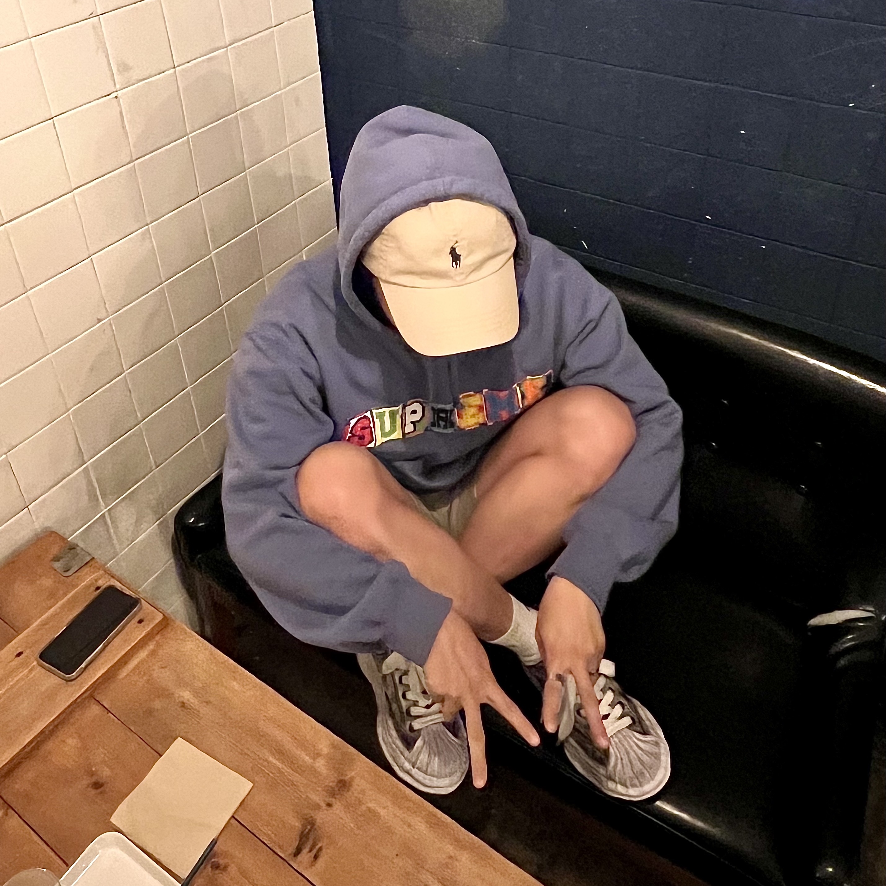Supreme Beaded Hooded Sweatshirt Light Purple - 23SS, Maison Mihara Yasuhiro Blakey OG Sole Brushed Patent Low-top Sneakers White 착용 스타일