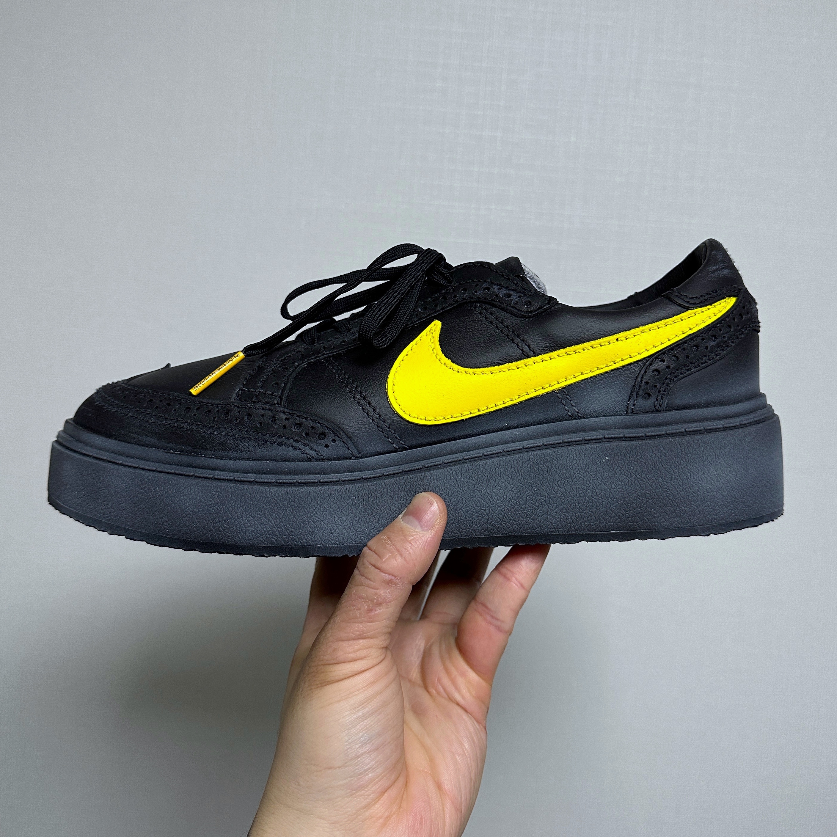 Nike x Peaceminusone Kwondo1 Black and White 착용 스타일