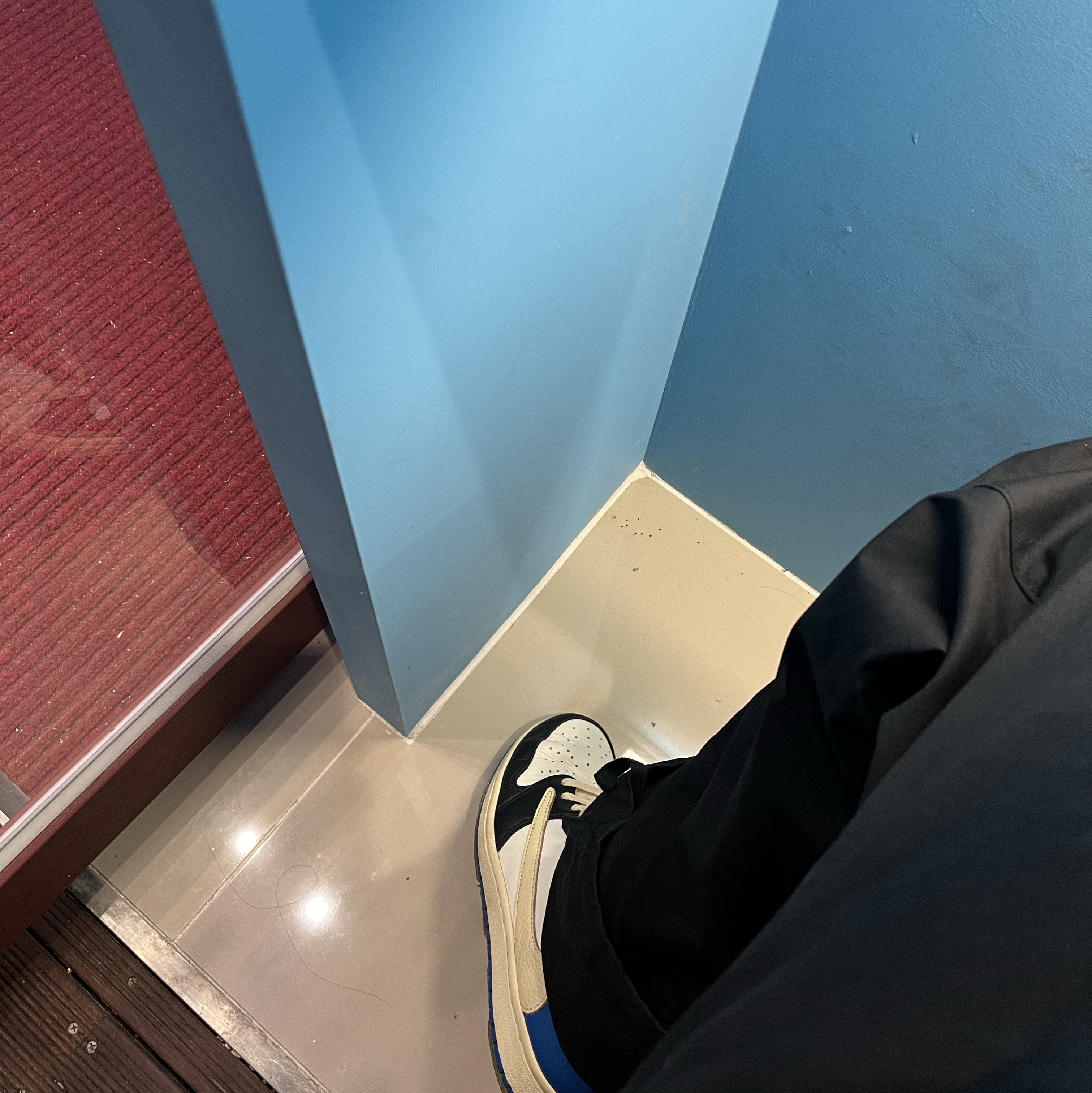 Jordan 1 x Travis Scott x Fragment Retro Low OG SP Military Blue 착용 스타일