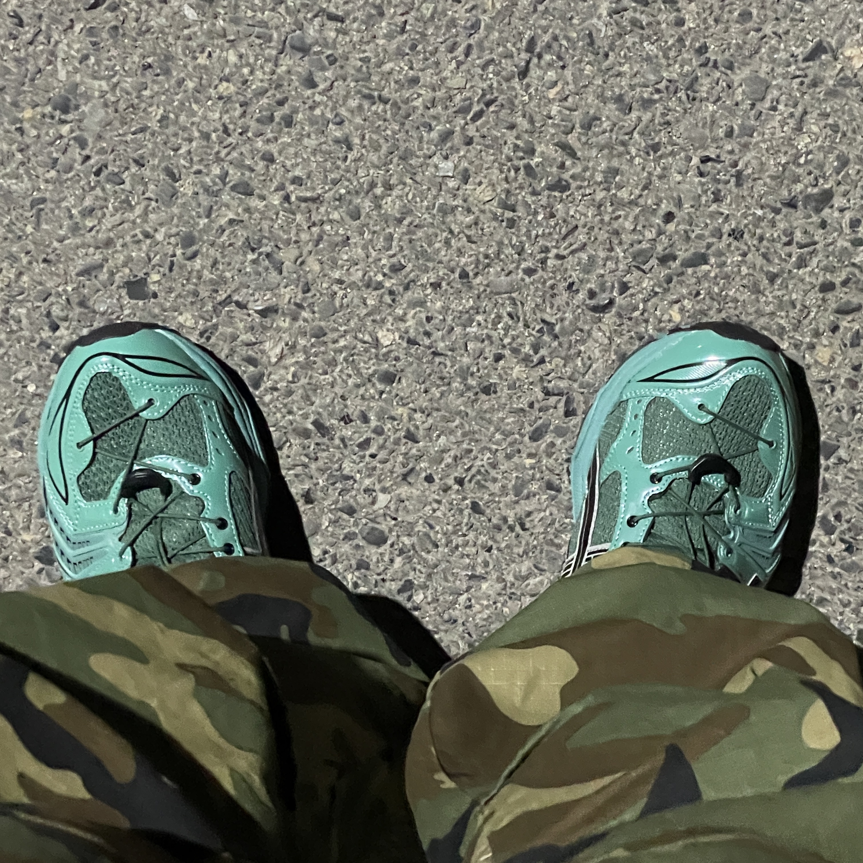 Asics x Unaffected Gel-Kayano 14 Uranus Green 착용 스타일