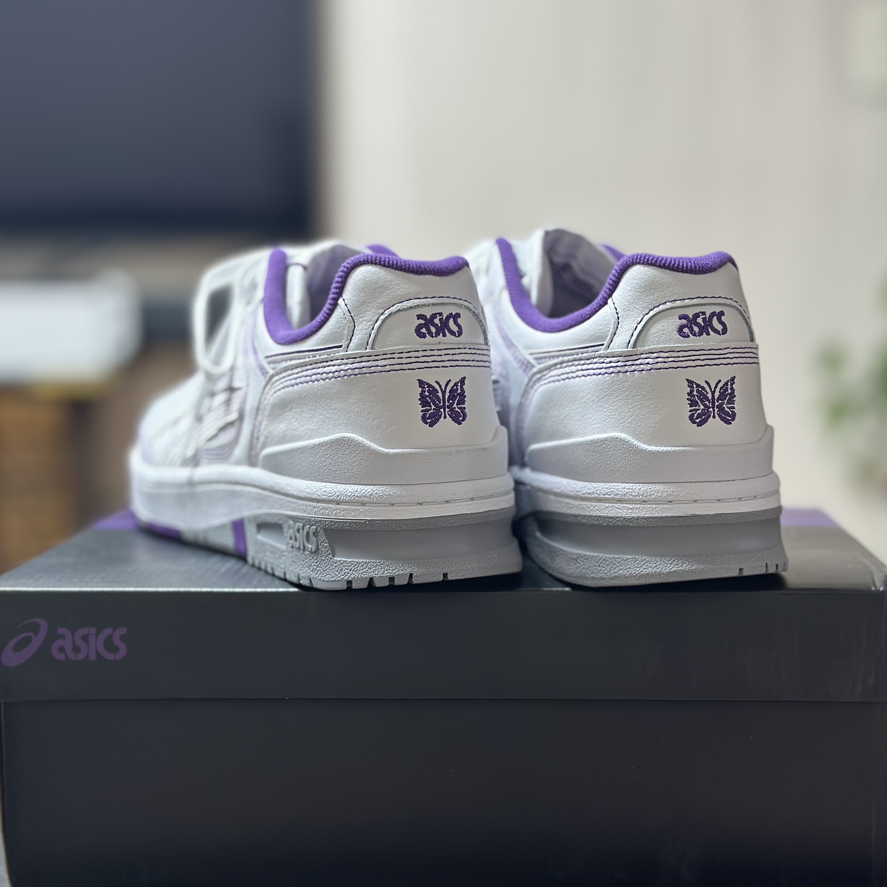 Asics x Needles EX89 White Purple 착용 스타일 - 2