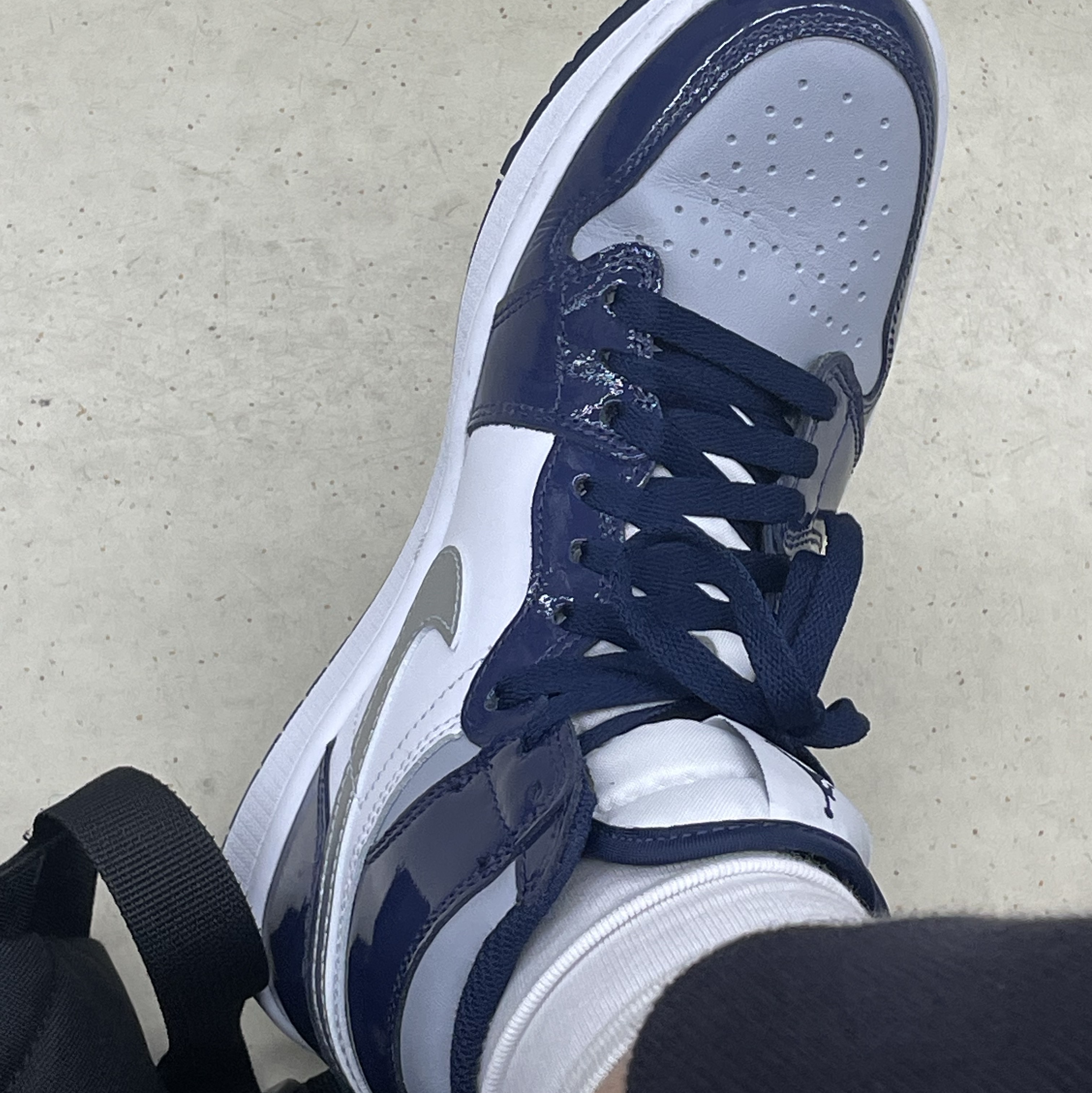 Jordan 1 High Golf Midnight Navy 착용 스타일