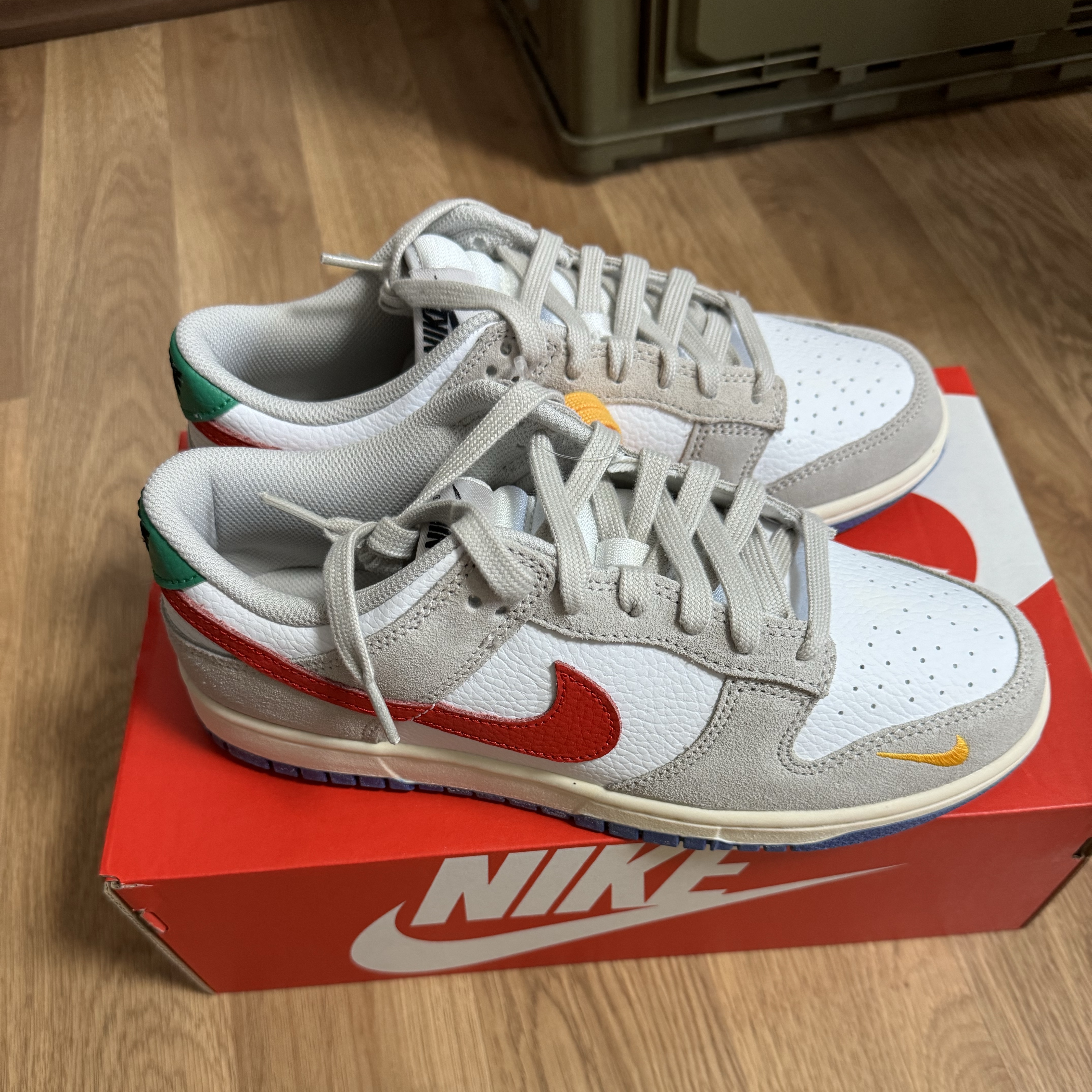 Nike Dunk Low Light Iron Ore 착용 스타일 - 4