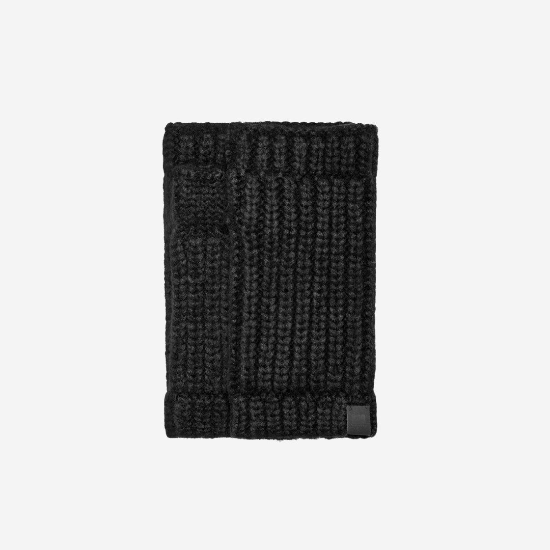 (W) UGG Chunky Fingerless Mitten Black 상세 이미지 1