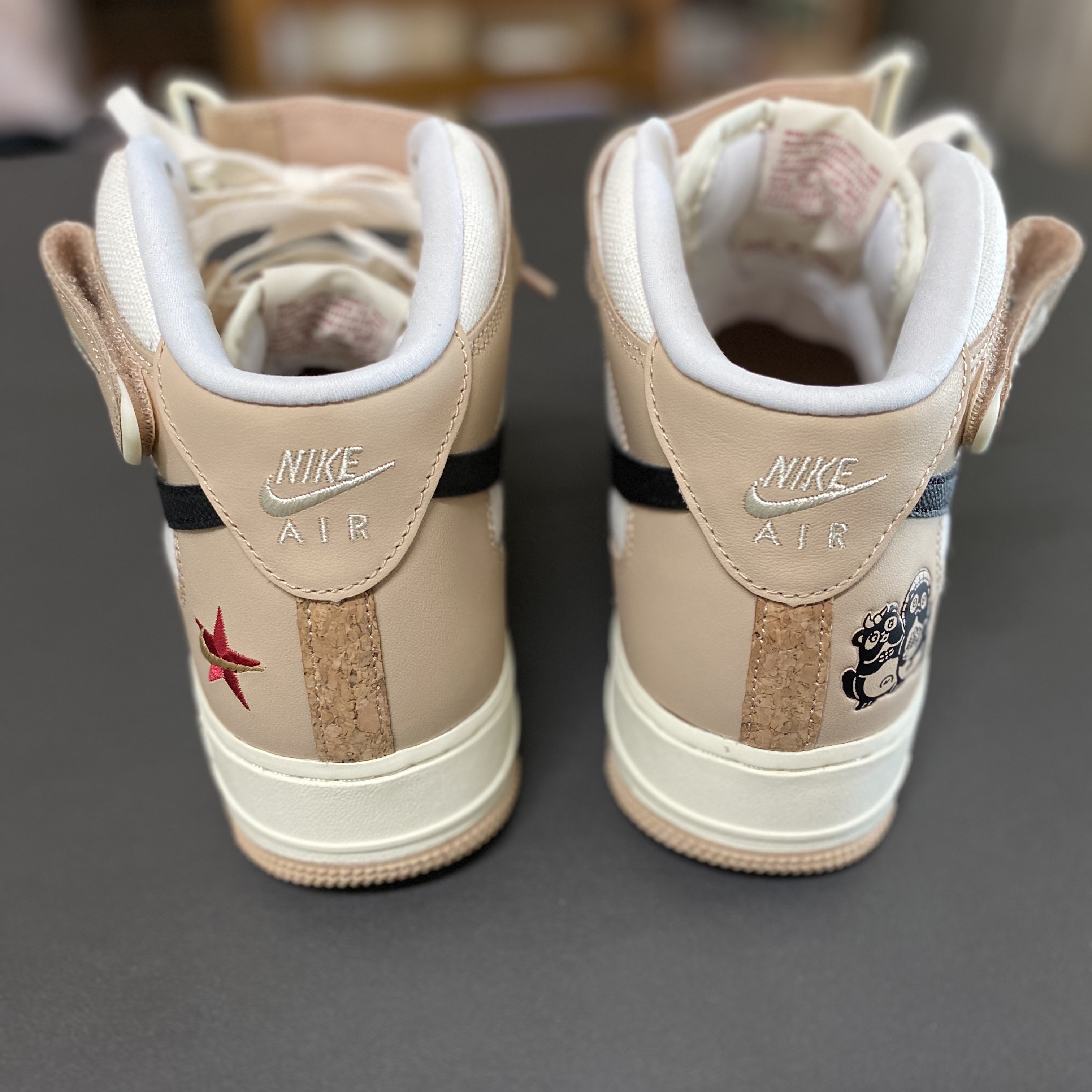 Nike Air Force 1 Mid '07 LX Pale Ivory and Shimmer 착용 스타일 - 3