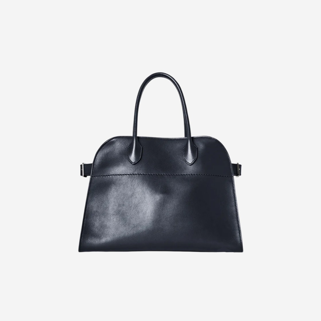 The Row Soft Margaux 12 Bag in Leather Marine 상세 이미지 1