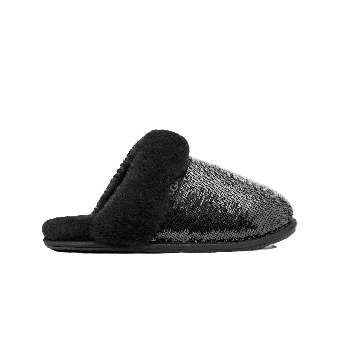 (W) 어그 스커페트 2 미러볼 블랙((W) UGG Scuffette II Mirror Ball Black) - 1