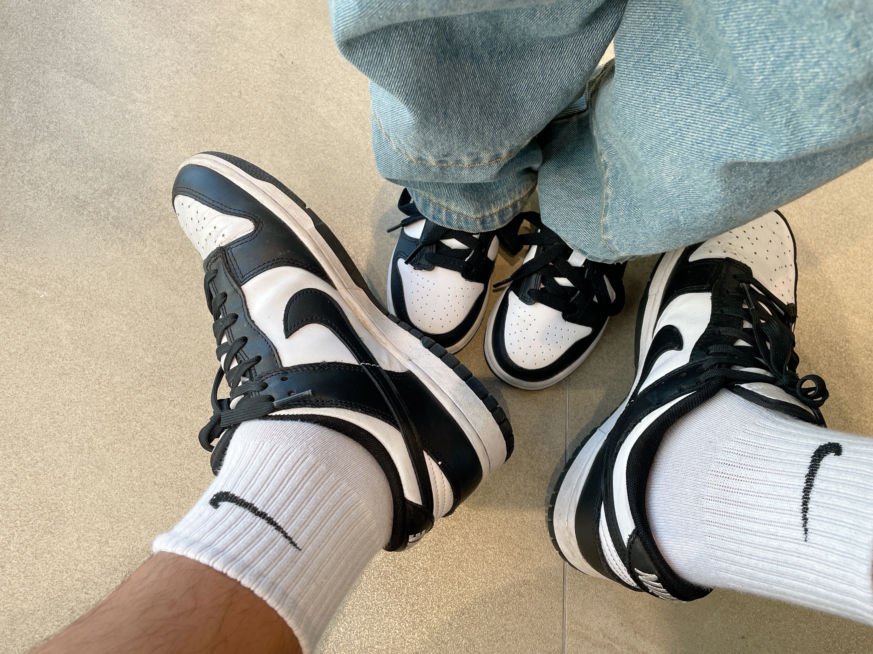 Nike Dunk Low Retro Black 착용 스타일