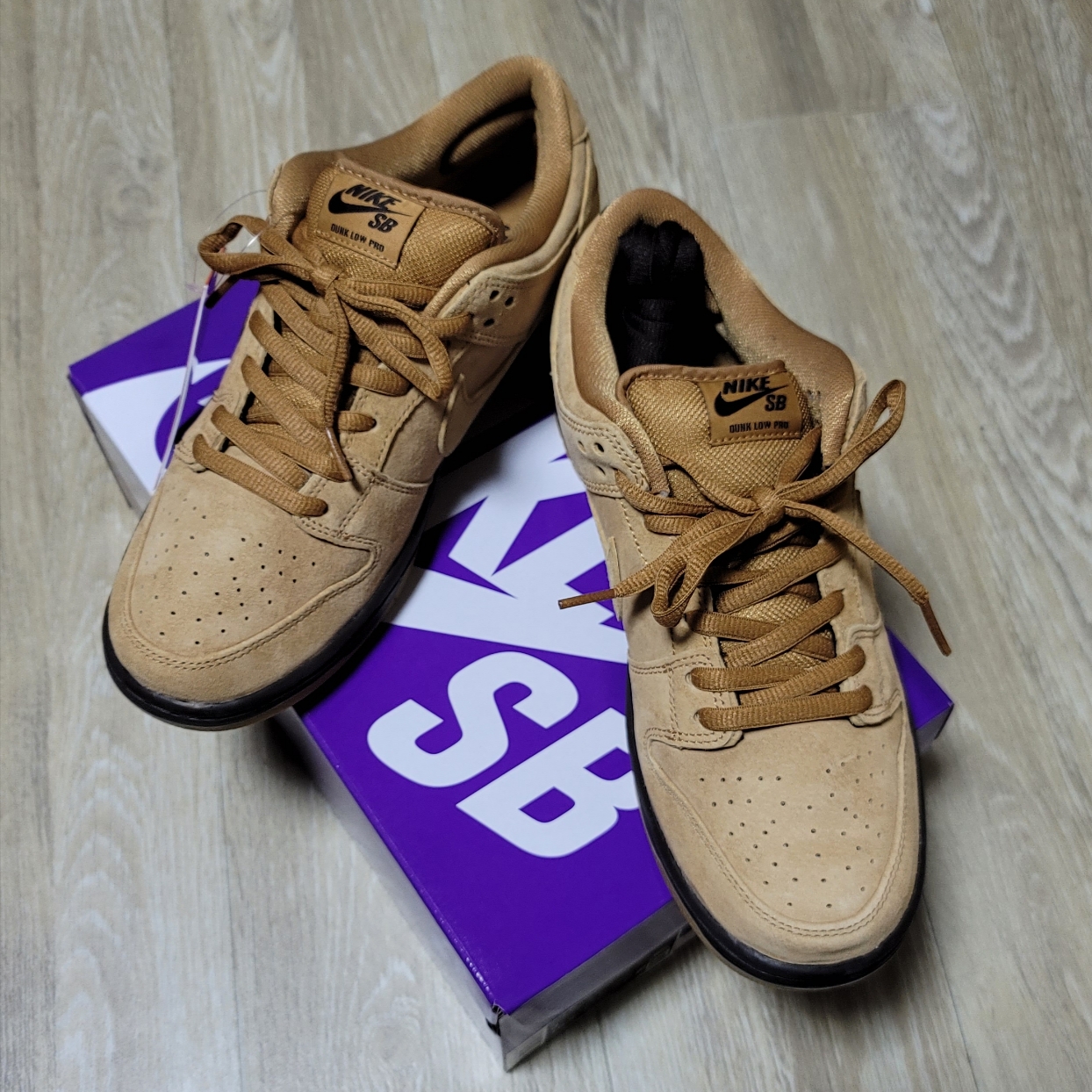 Nike SB Dunk Low Pro Wheat 2023 착용 스타일