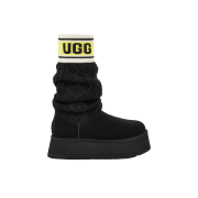 (W) UGG Classic Sweater Letter Black