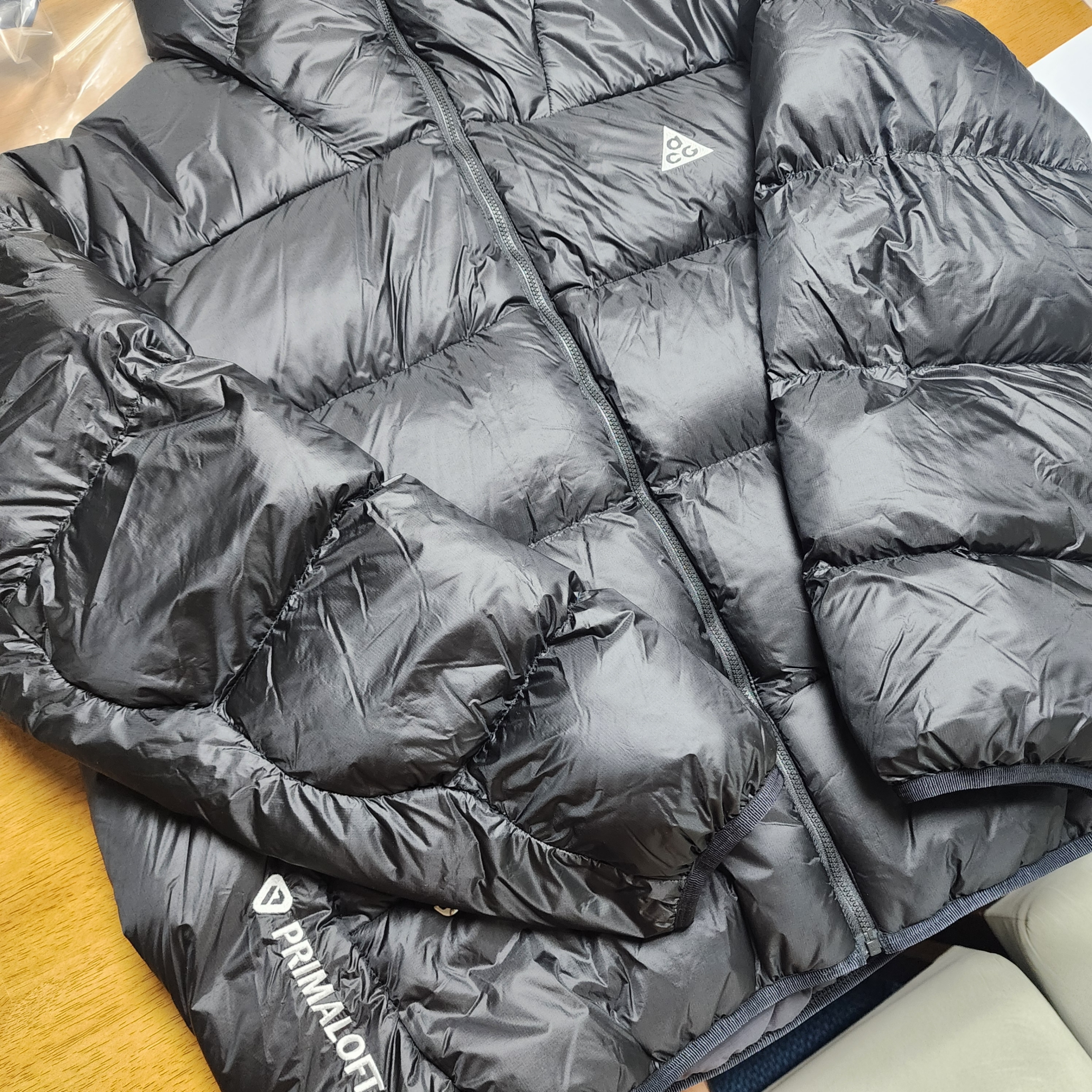 Nike ACG Therma-Fit ADV Lunar Lake Puffer Jacket Black - Asia 착용 스타일 - 1
