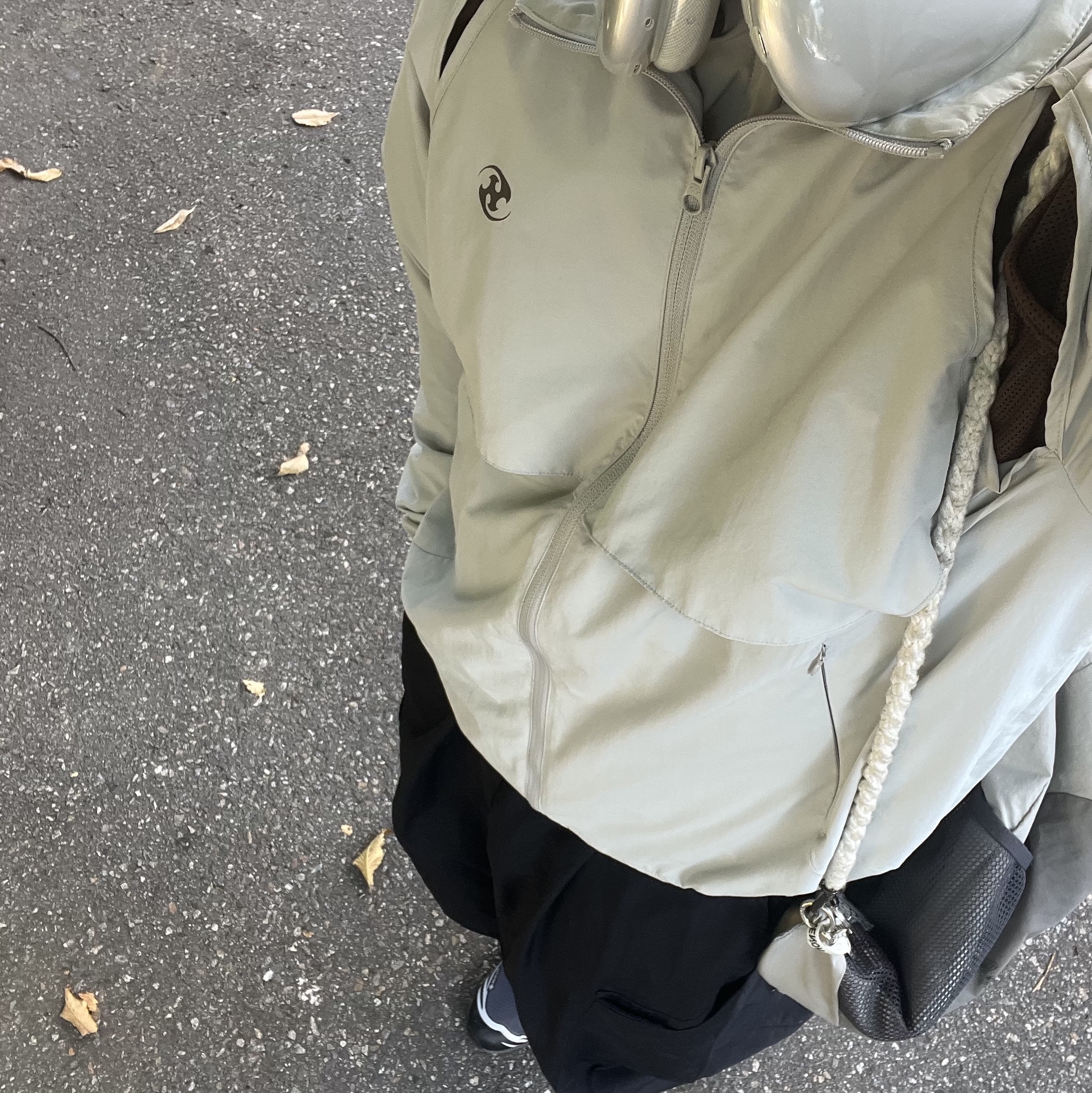 Sansan Gear Slash Slit Jacket Ivory - 23SS 착용 스타일