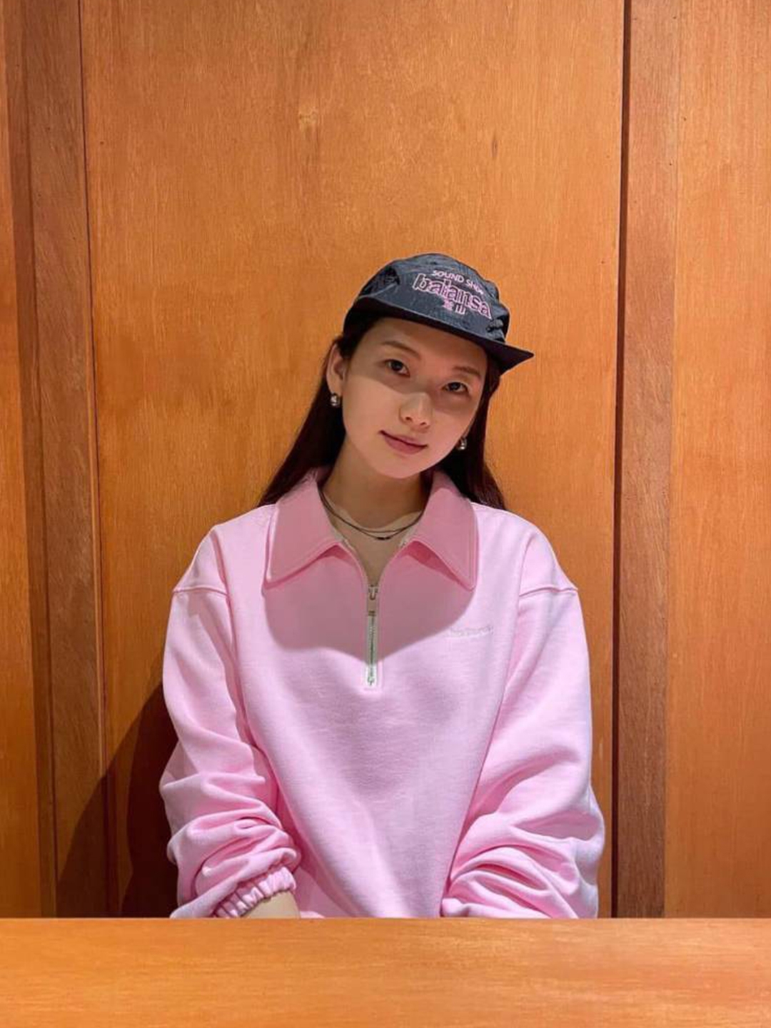Nike NRG Solo Swoosh Heavy Weight BB Quarter Zip Top Phantom - Asia, Acne Studios Ferd Face Half Zip Sweatshirt Bubblegum Pink 착용 스타일 - 4