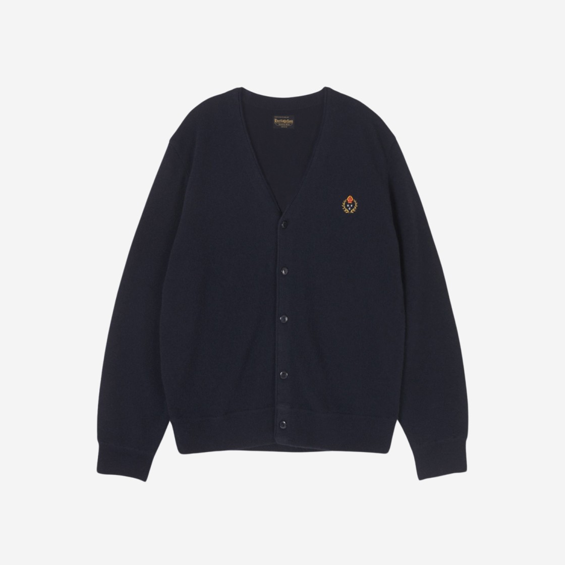 Heritage Floss Crest Wool Cardigan Navy (23FW Ver.) 상세 이미지 1