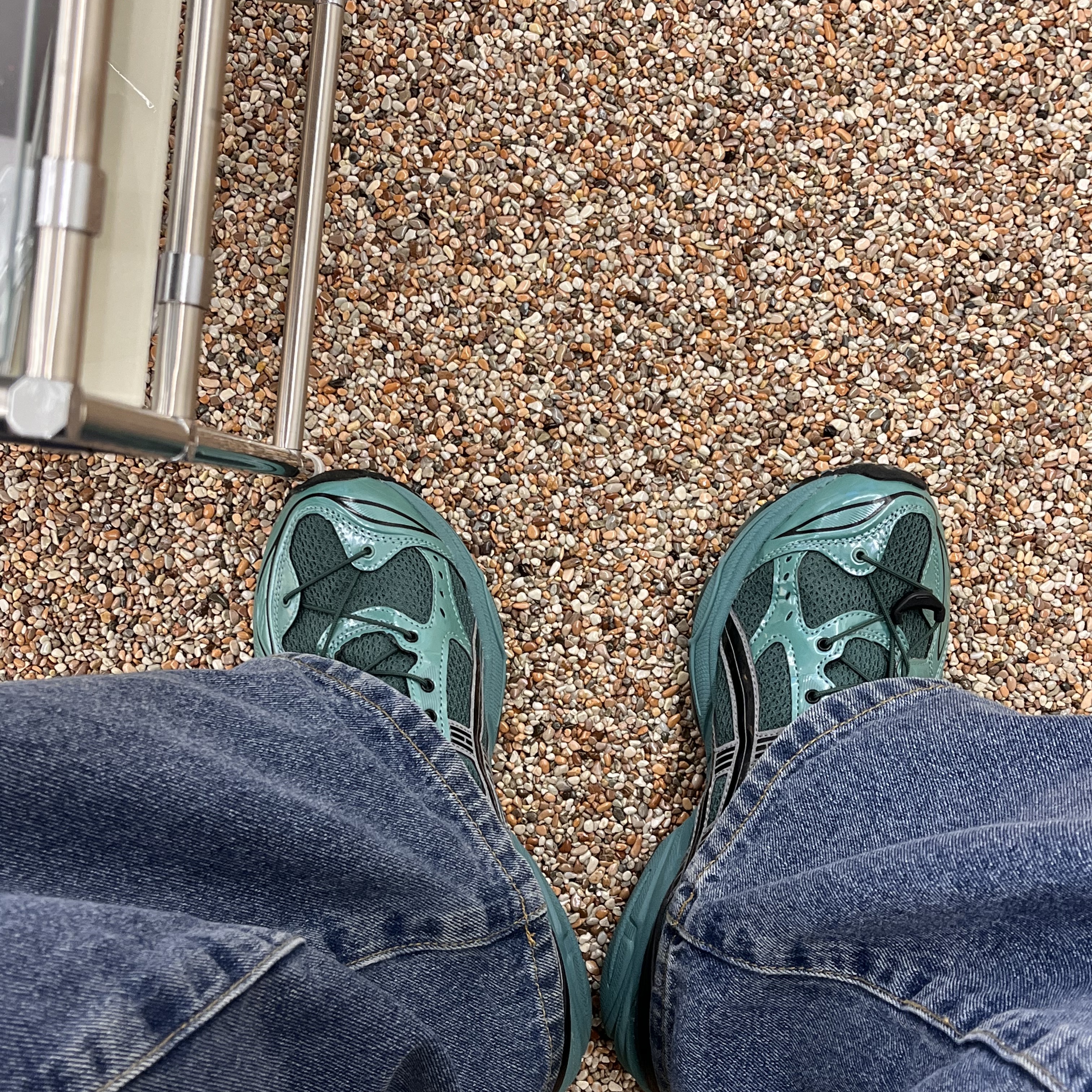 Asics x Unaffected Gel-Kayano 14 Uranus Green 착용 스타일