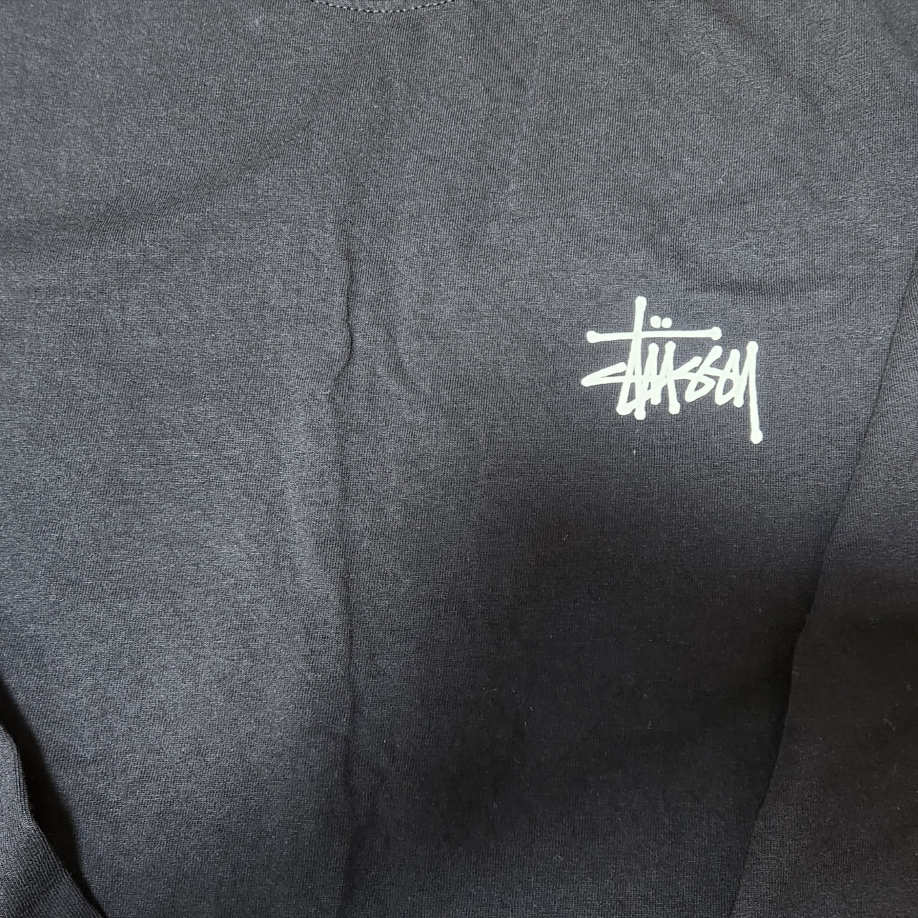 Stussy Basic Stussy LS T-Shirt Black 2023 착용 스타일 - 2