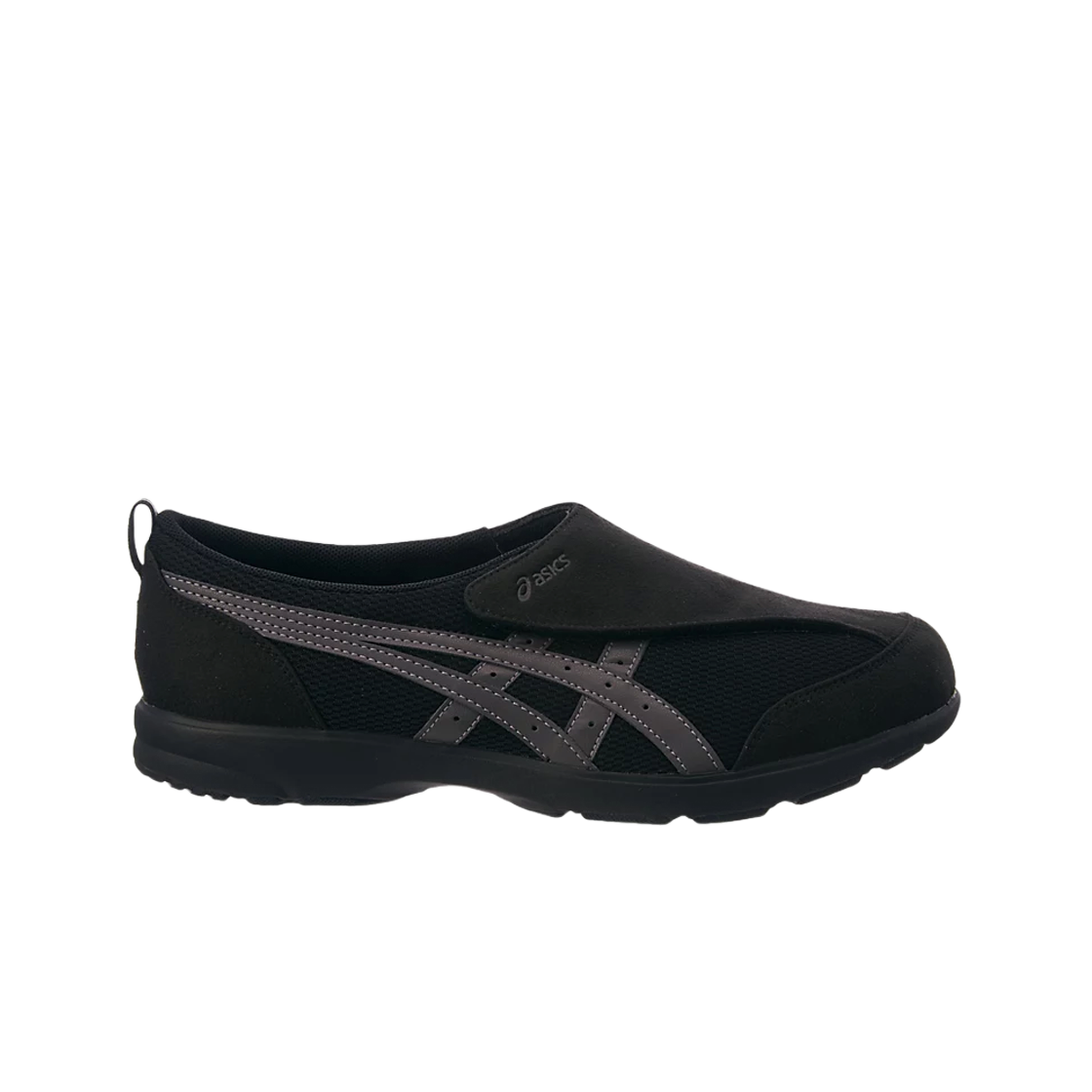 아식스 라이프워커 101 블랙 차콜 그레이 - 3E 와이드(Asics Life Walker 101 Black Charcoal Grey - 3E Wide)
