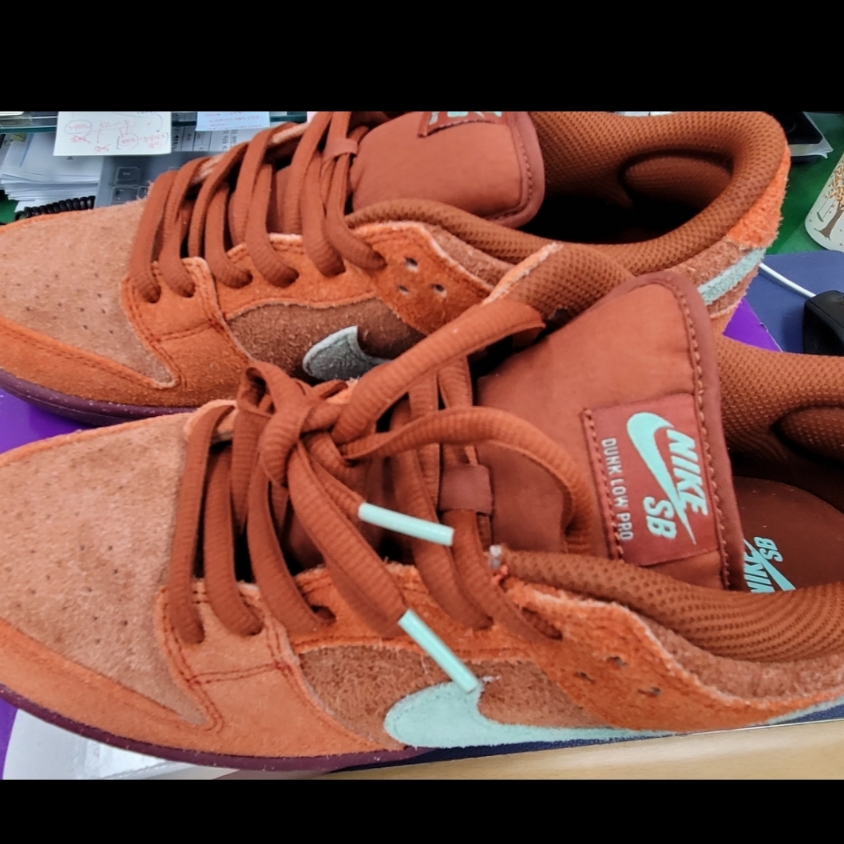 Nike SB Dunk Low Pro Premium Mystic Red and Rosewood 착용 스타일