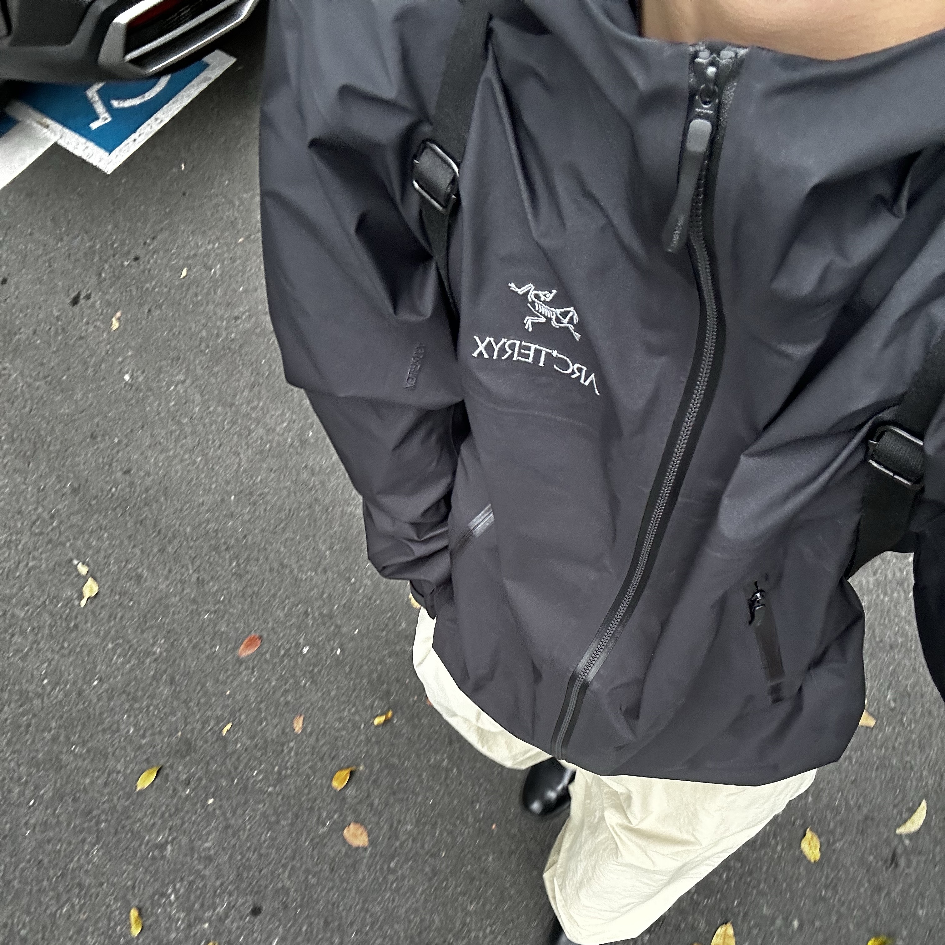 Arc'teryx Beta Jacket Black 착용 스타일
