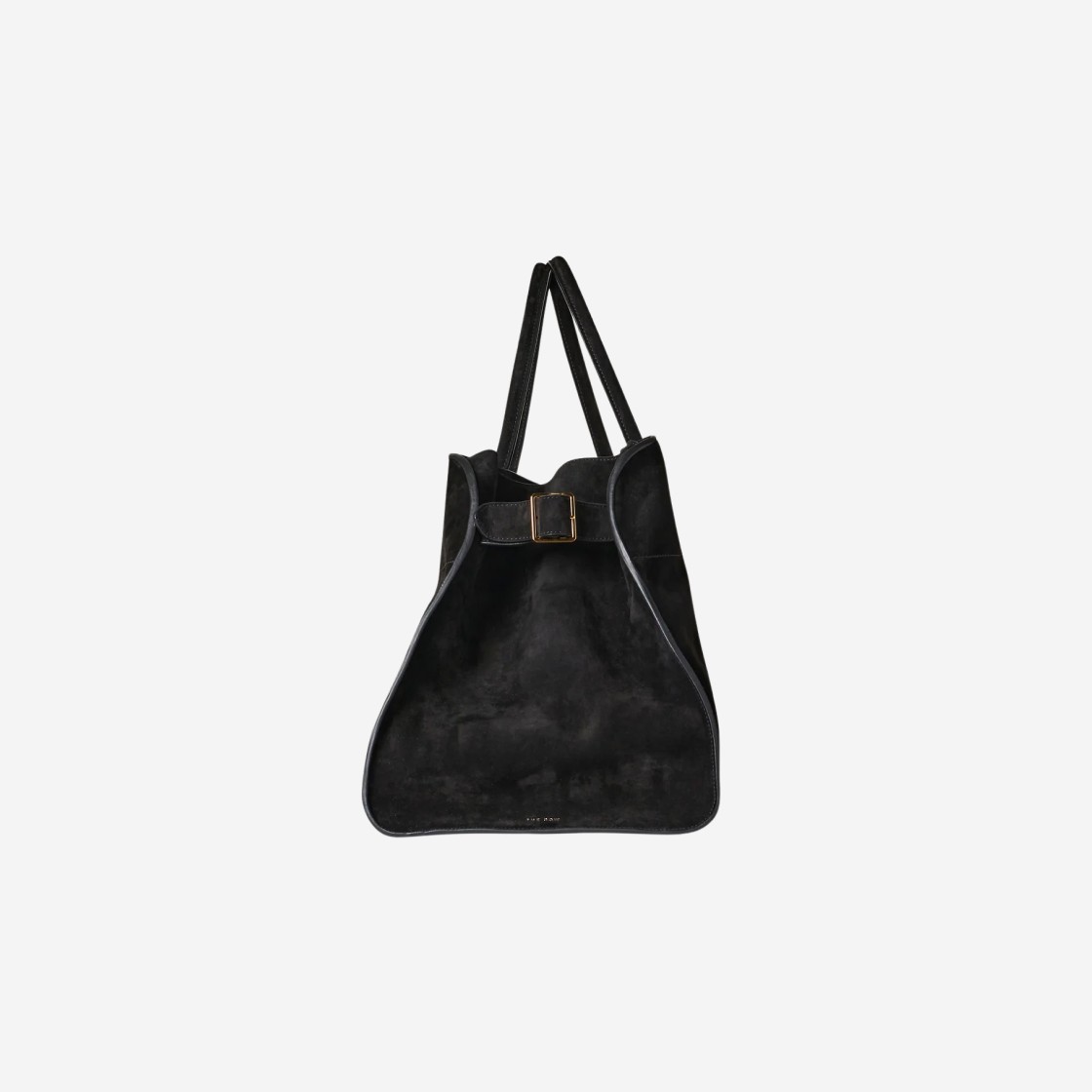 The Row Soft Margaux 17 Bag in Suede Black 상세 이미지 3