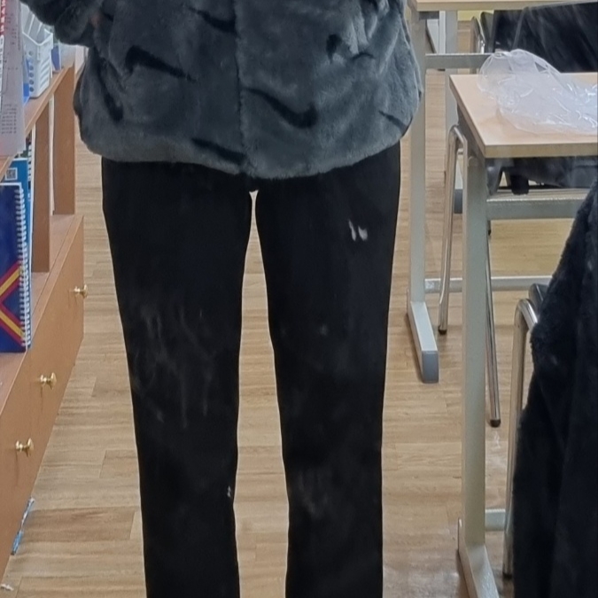 (W)Nike NSW Plush Printed Faux Fur Jacket Dark Smoke Grey - Asia 착용 스타일