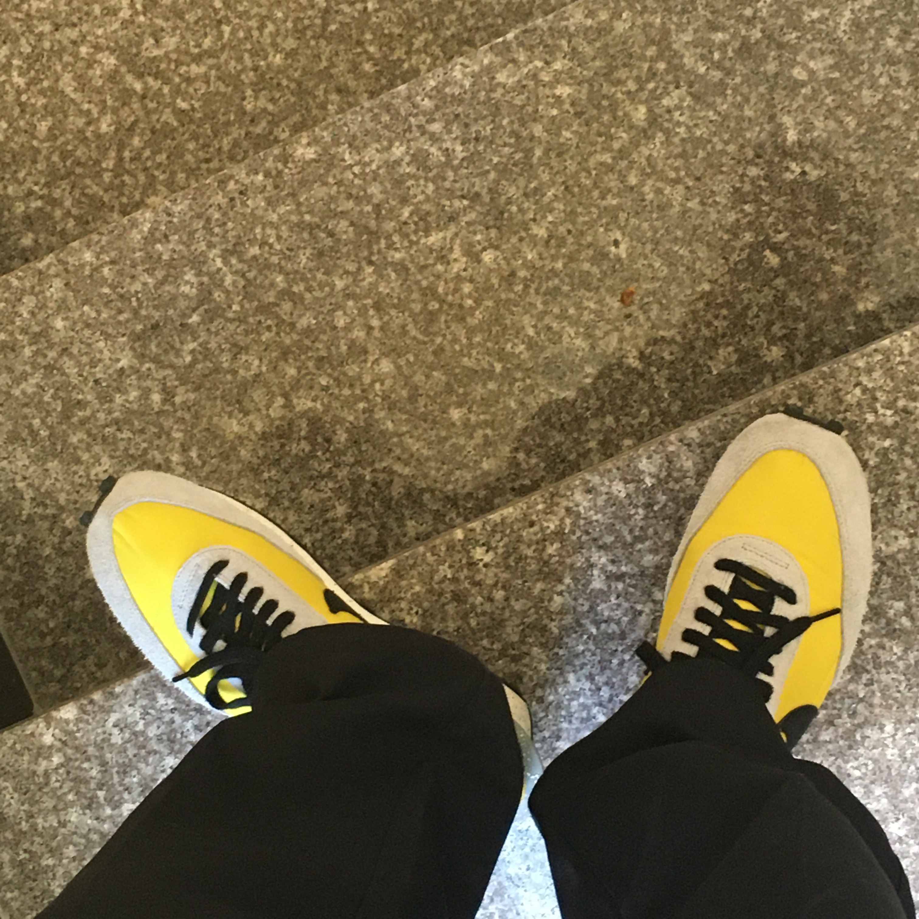 Nike x Undercover Daybreak Bright Citron 착용 스타일
