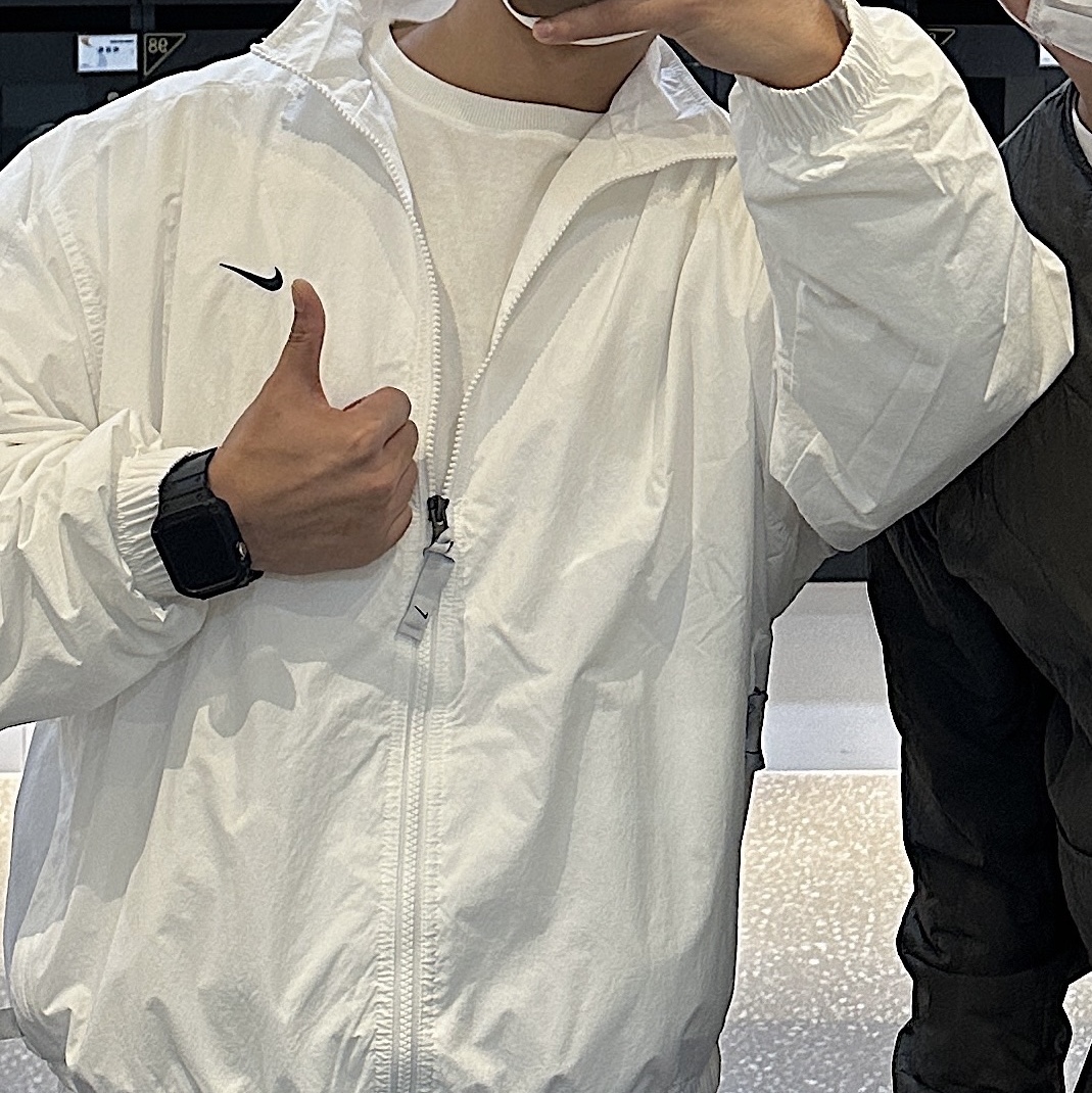 Nike NRG Solo Swoosh Woven Track Jacket White - Asia 착용 스타일 - 4