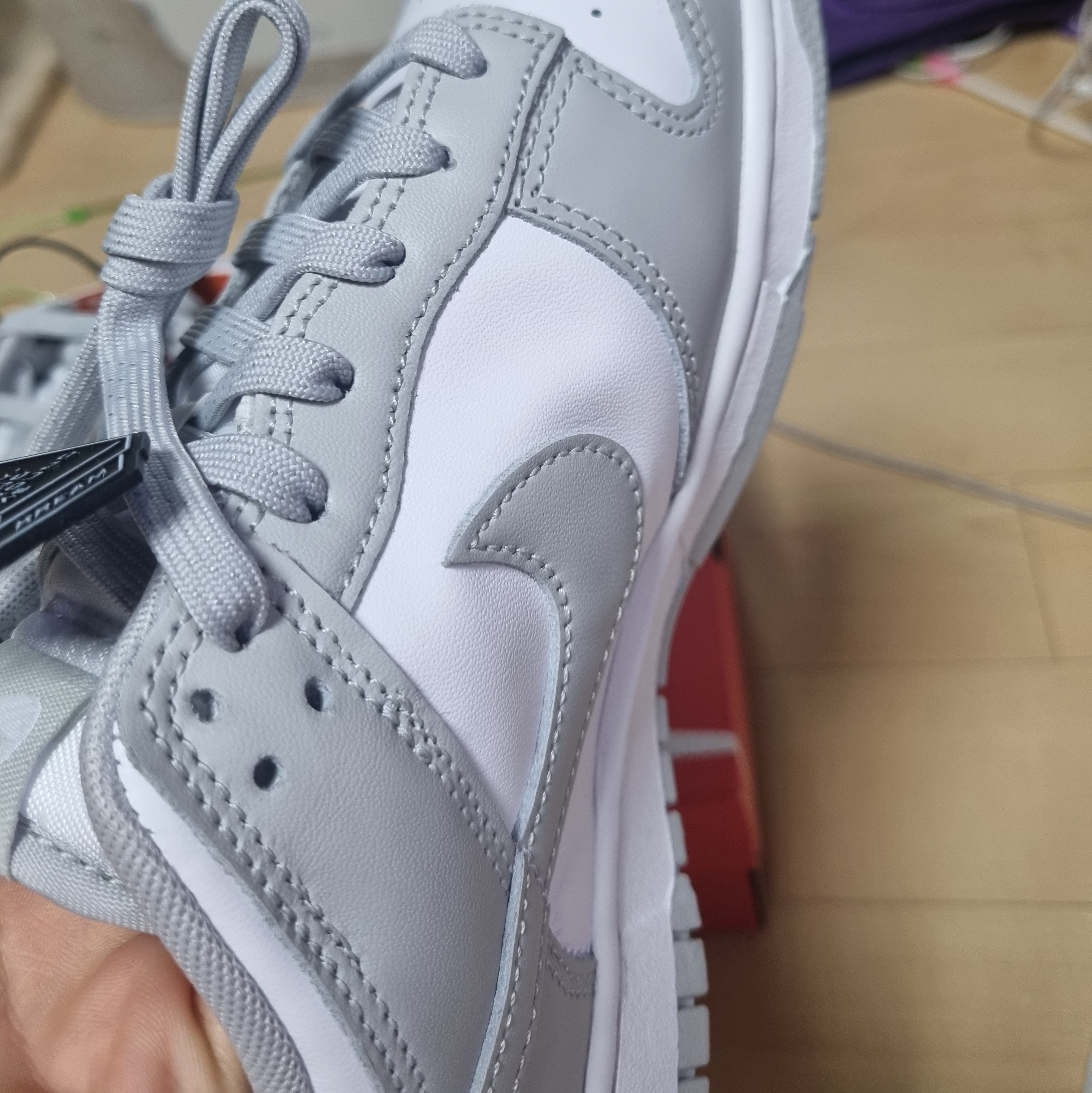 Nike Dunk Low Retro Grey Fog 착용 스타일