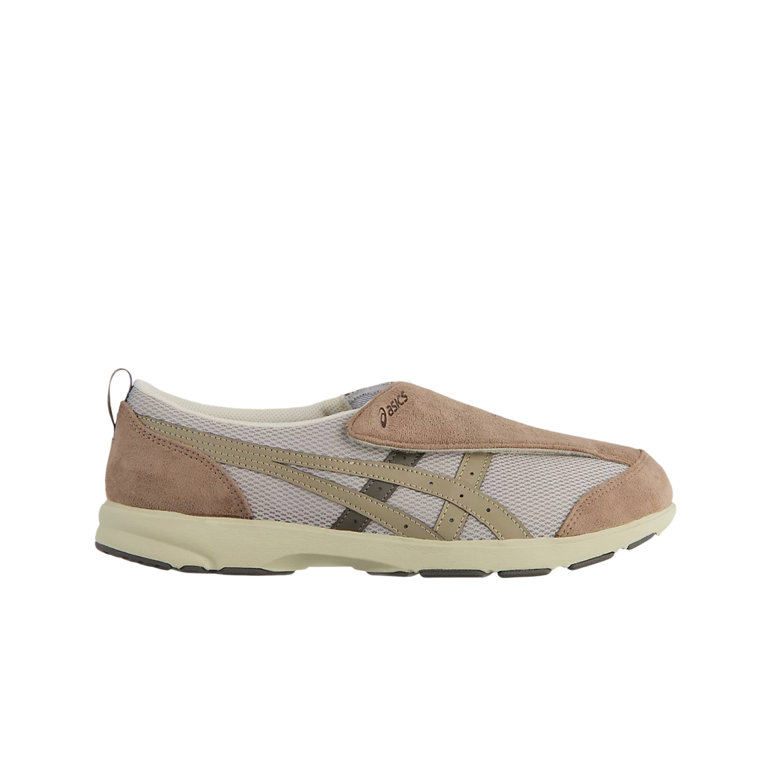 아식스 라이프워커 101 라이트 그레이 그레이 베이지 - 3E 와이드(Asics Life Walker 101 Light Grey Grey Beige - 3E Wide)