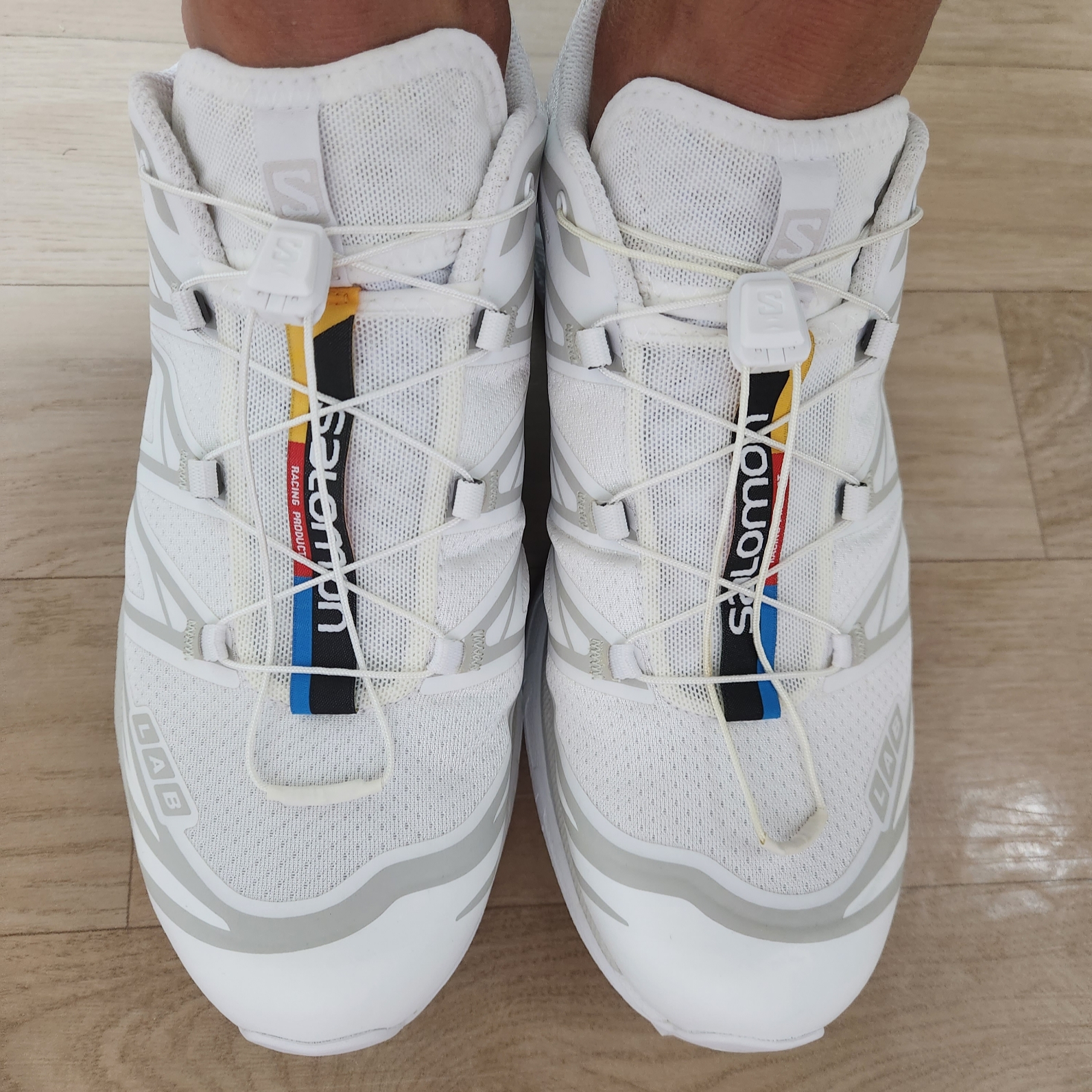 Salomon XT-6 ADV White 착용 스타일
