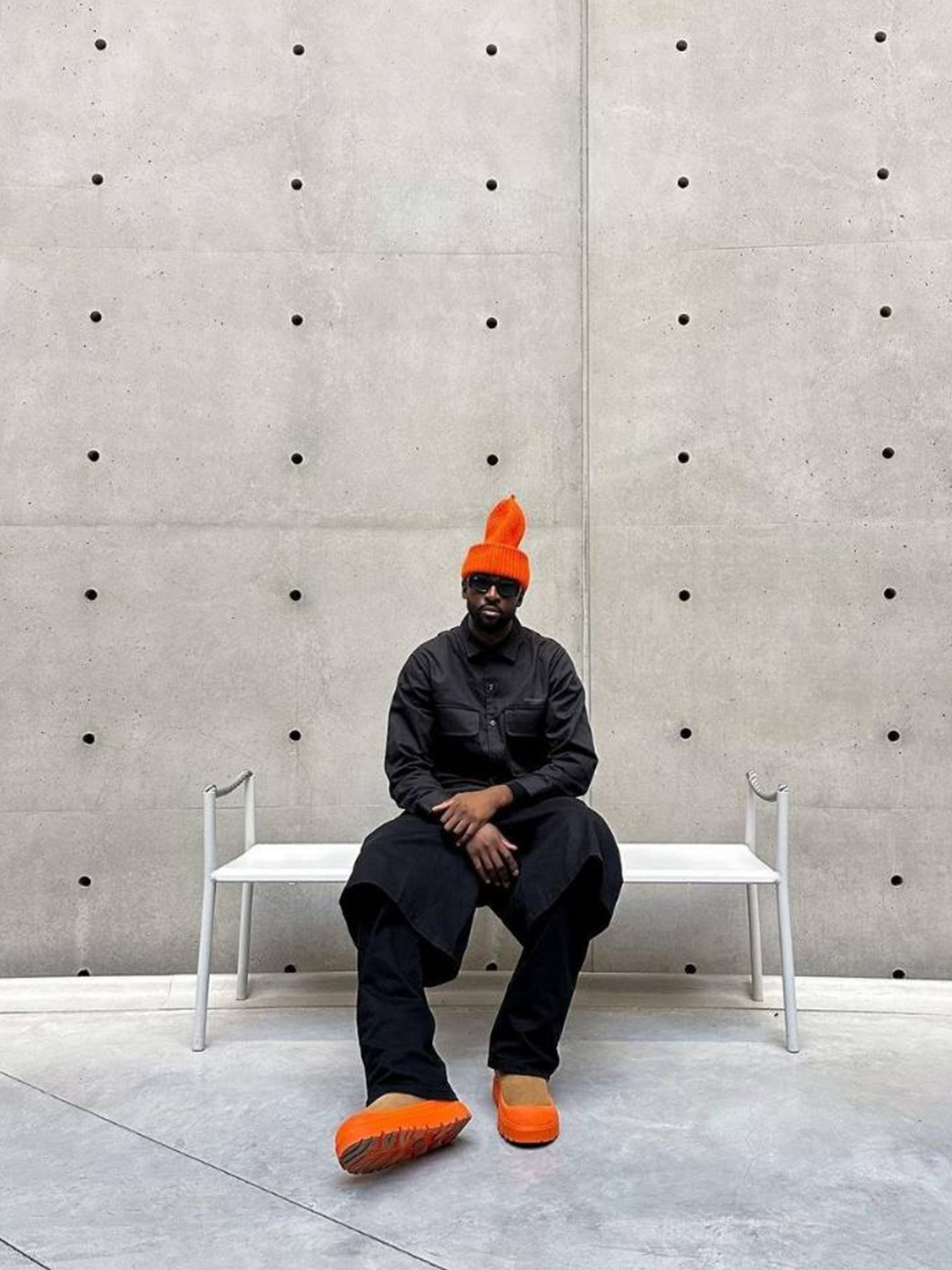 Stussy Gore-Tex Recycled Guide Shell Jacket Orange, Nike NRG Solo Swoosh Fleece Hoodie Healing Orange - Asia 착용 스타일 - 4
