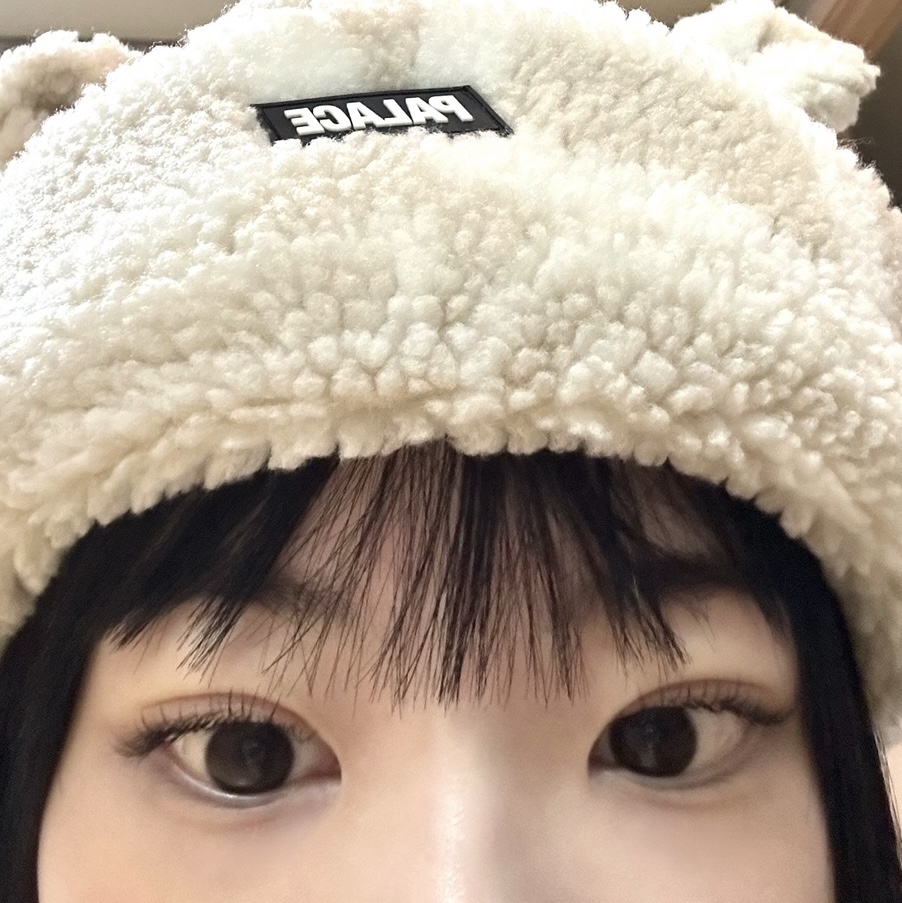 Palace Joyrex Fleece Ears Beanie Stone - 23FW 착용 스타일 - 2