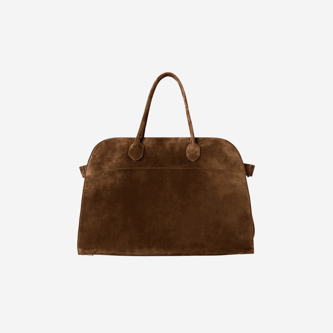 The Row Soft Margaux 17 Bag in Suede Desert 상세 이미지 1