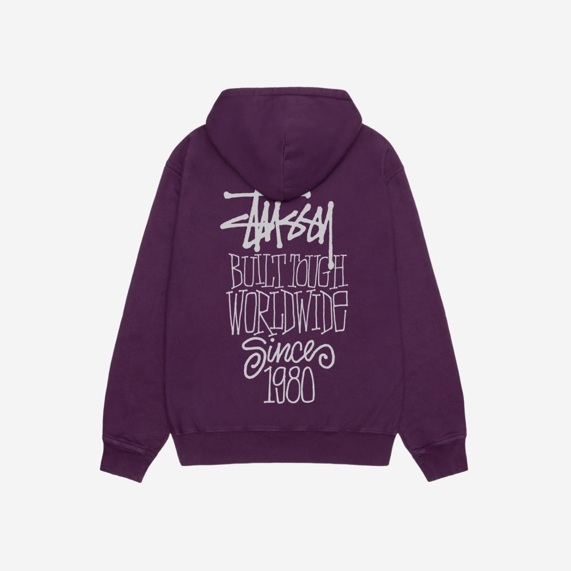 Stussy Built Tough Hoodie Pigment Dyed Purple 상세 이미지 1