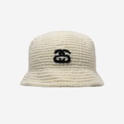 Stussy SS Link Knit Bucket Hat Bone