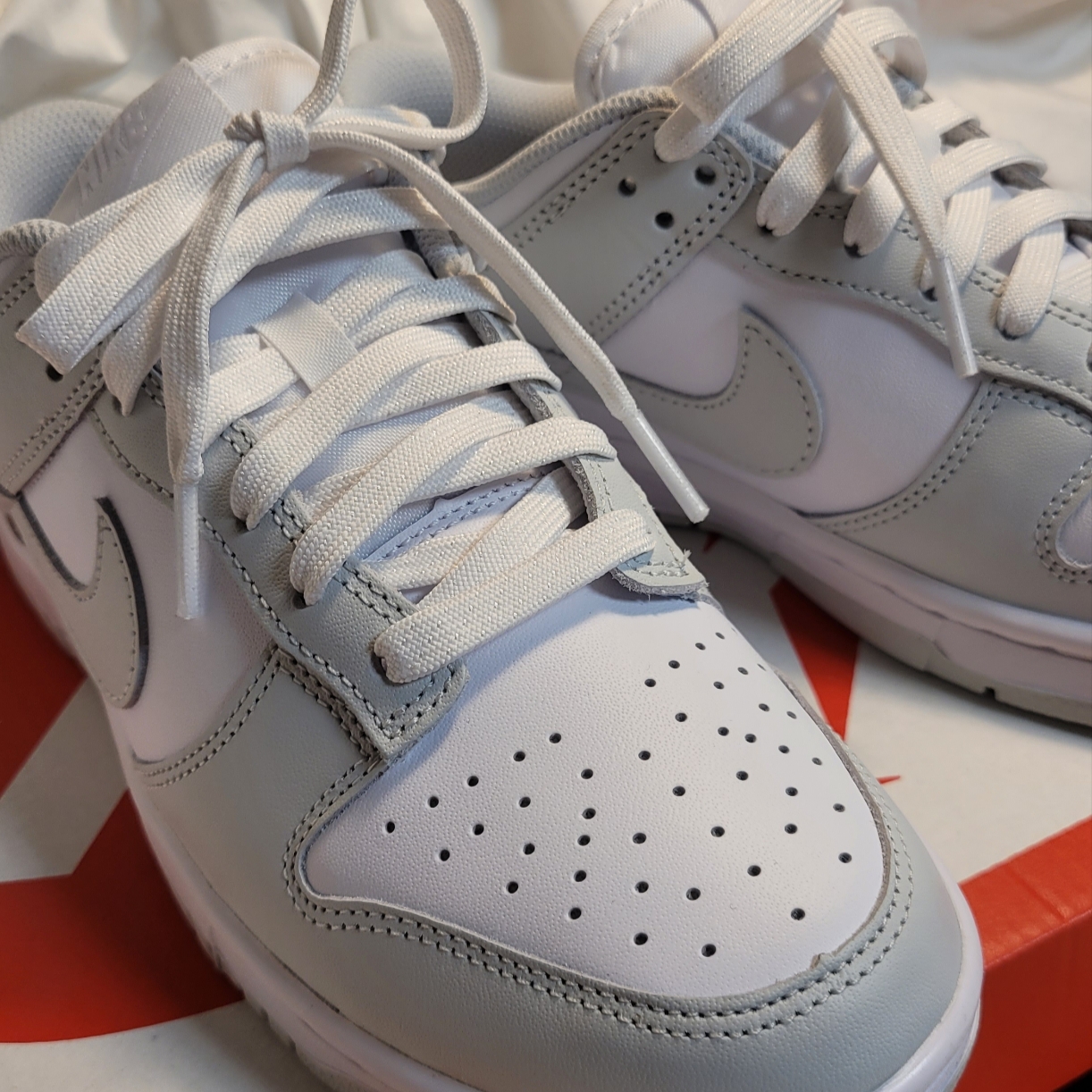 (W) Nike Dunk Low Photon Dust 착용 스타일 - 2