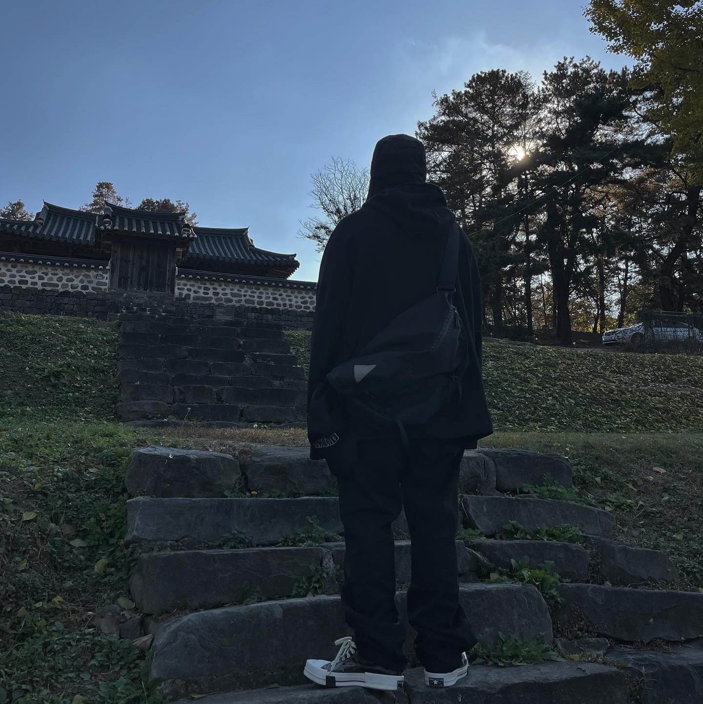 Converse x Drkshdw Turbodrk Chuck 70 Hi Black Lacquered Denim 착용 스타일 - 3